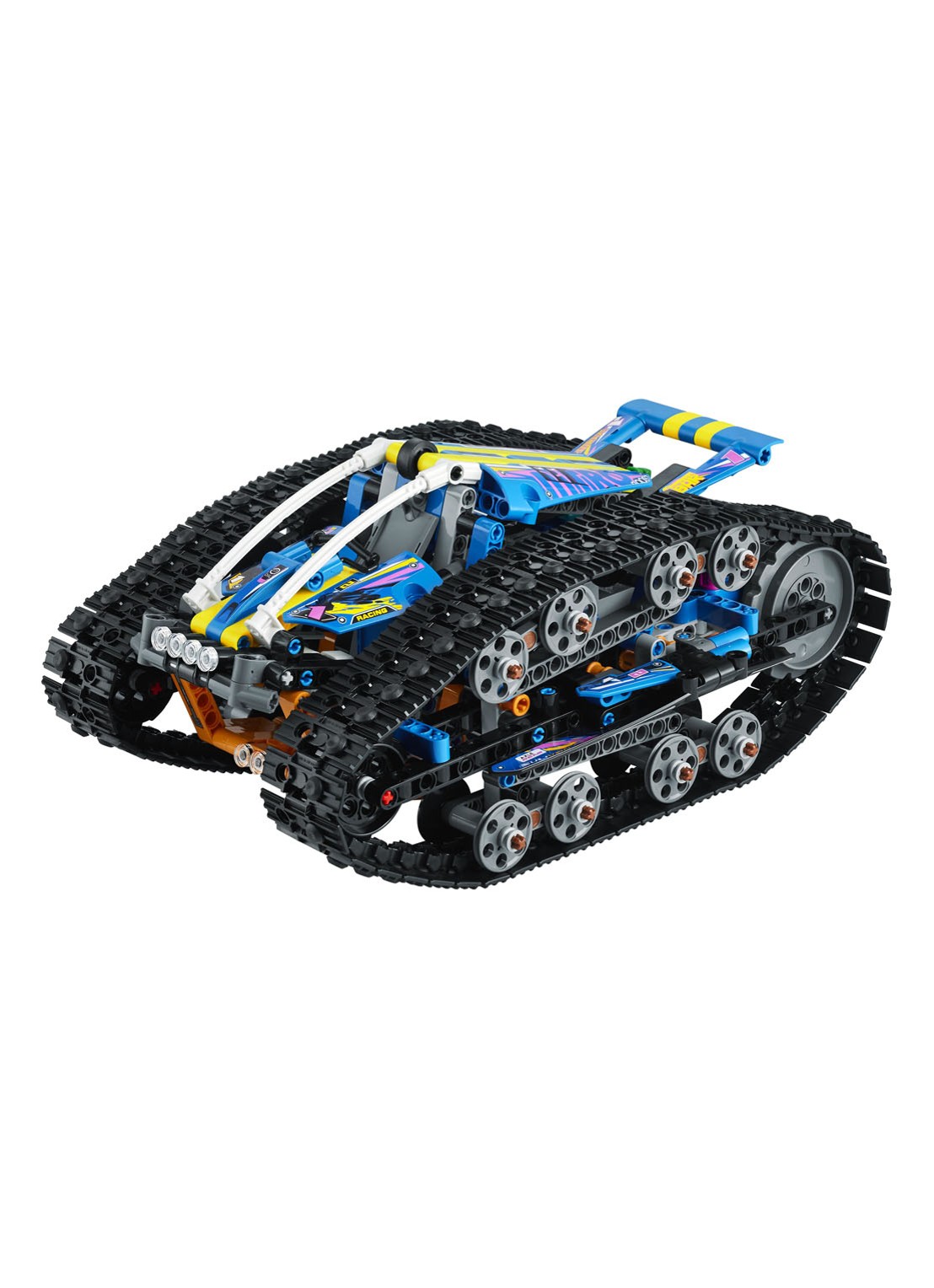 LEGO Technic App RC Transformatie Auto set - 42140 - voorkant 2 multicolor