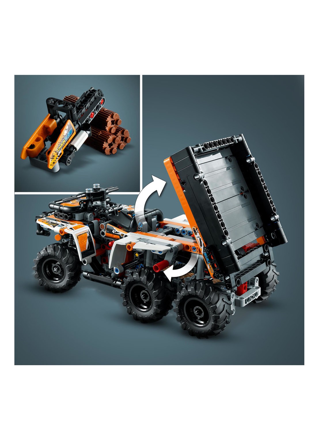LEGO Technic terreinwagen vrachtwagen set - 42139 - detail 5 multicolor
