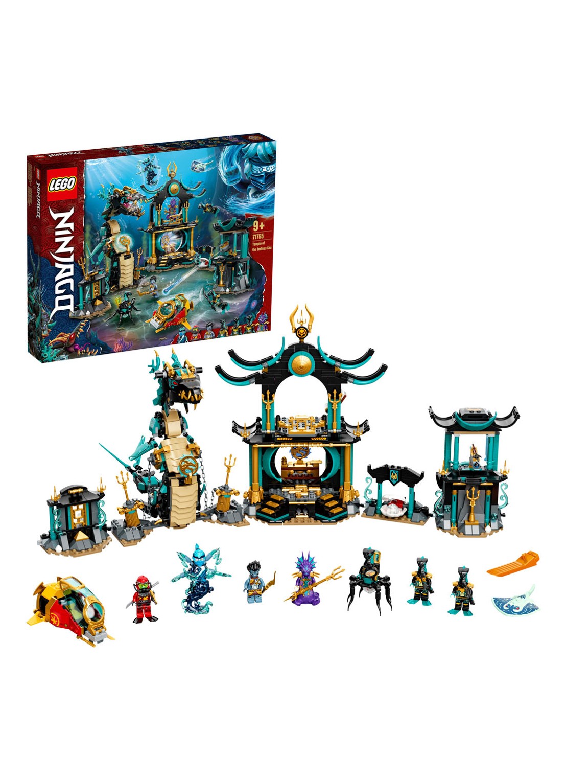 LEGO Tempel van de Eindeloze Zee set - 71755 - detail multicolor