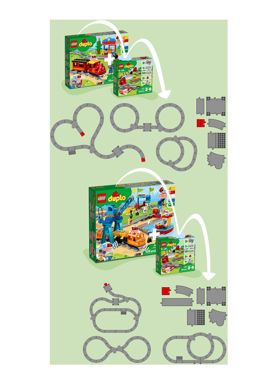 LEGO Treinrails - 10882 - detail 3 undefined