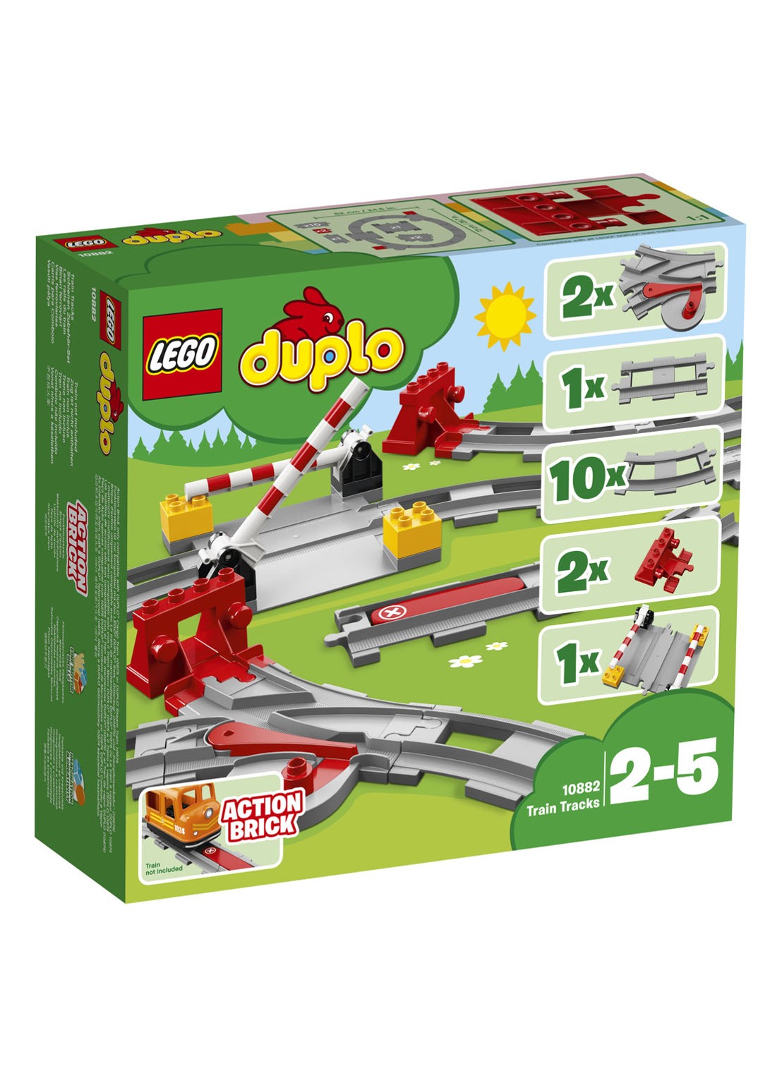 LEGO Treinrails - 10882 - voorkant 5 undefined