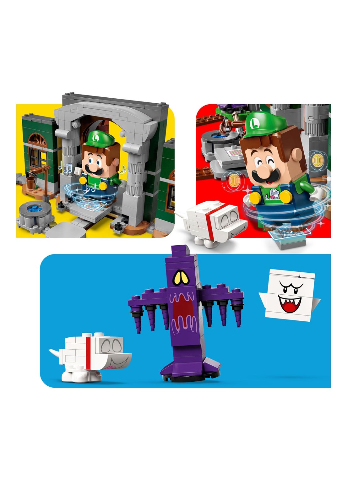 LEGO Uitbreidingsset Luigi’s Mansion-hal bouwspeelgoed - 71399 - detail 3 multicolor
