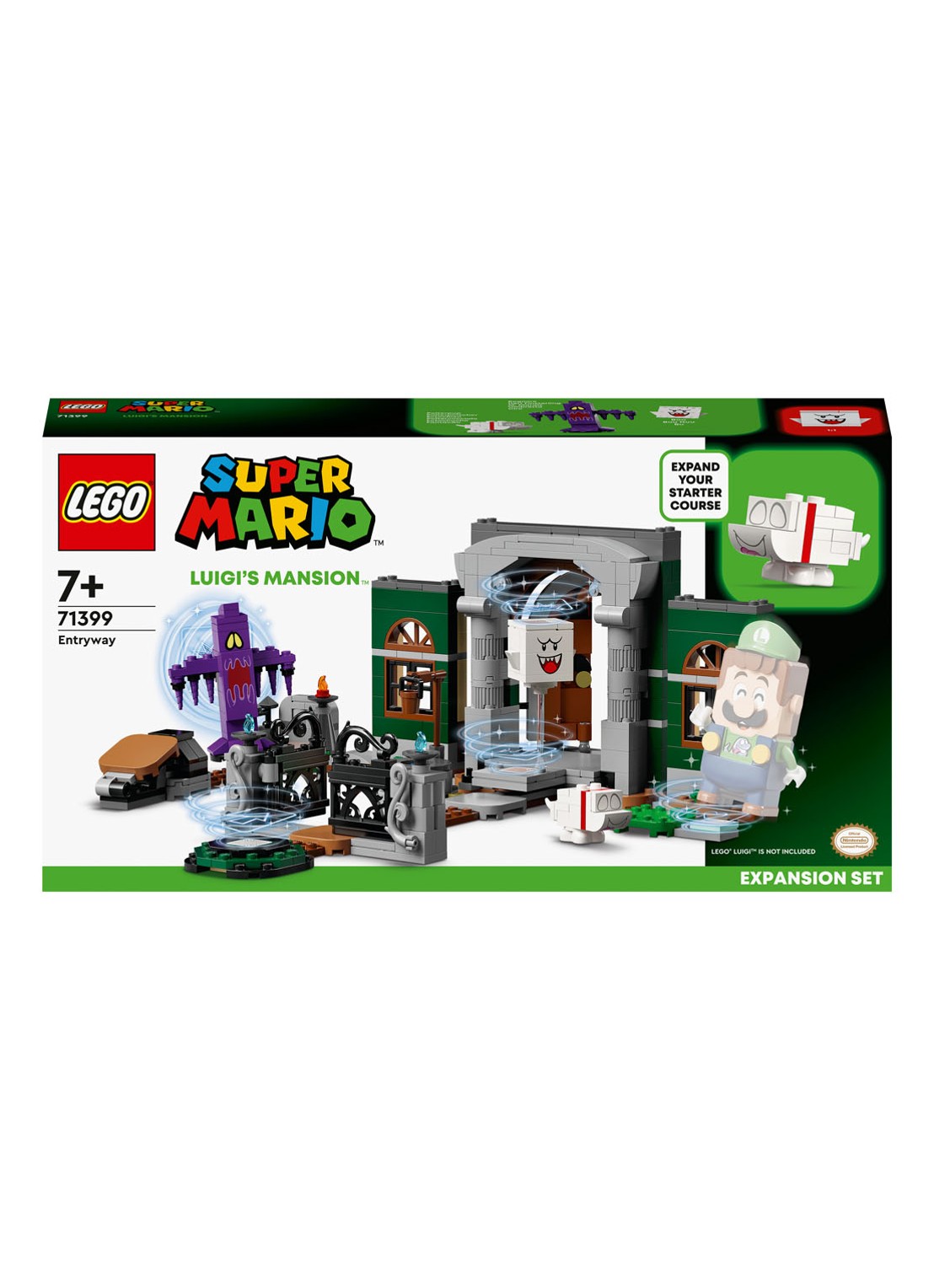 LEGO Uitbreidingsset Luigi’s Mansion-hal bouwspeelgoed - 71399 - voorkant 6 multicolor