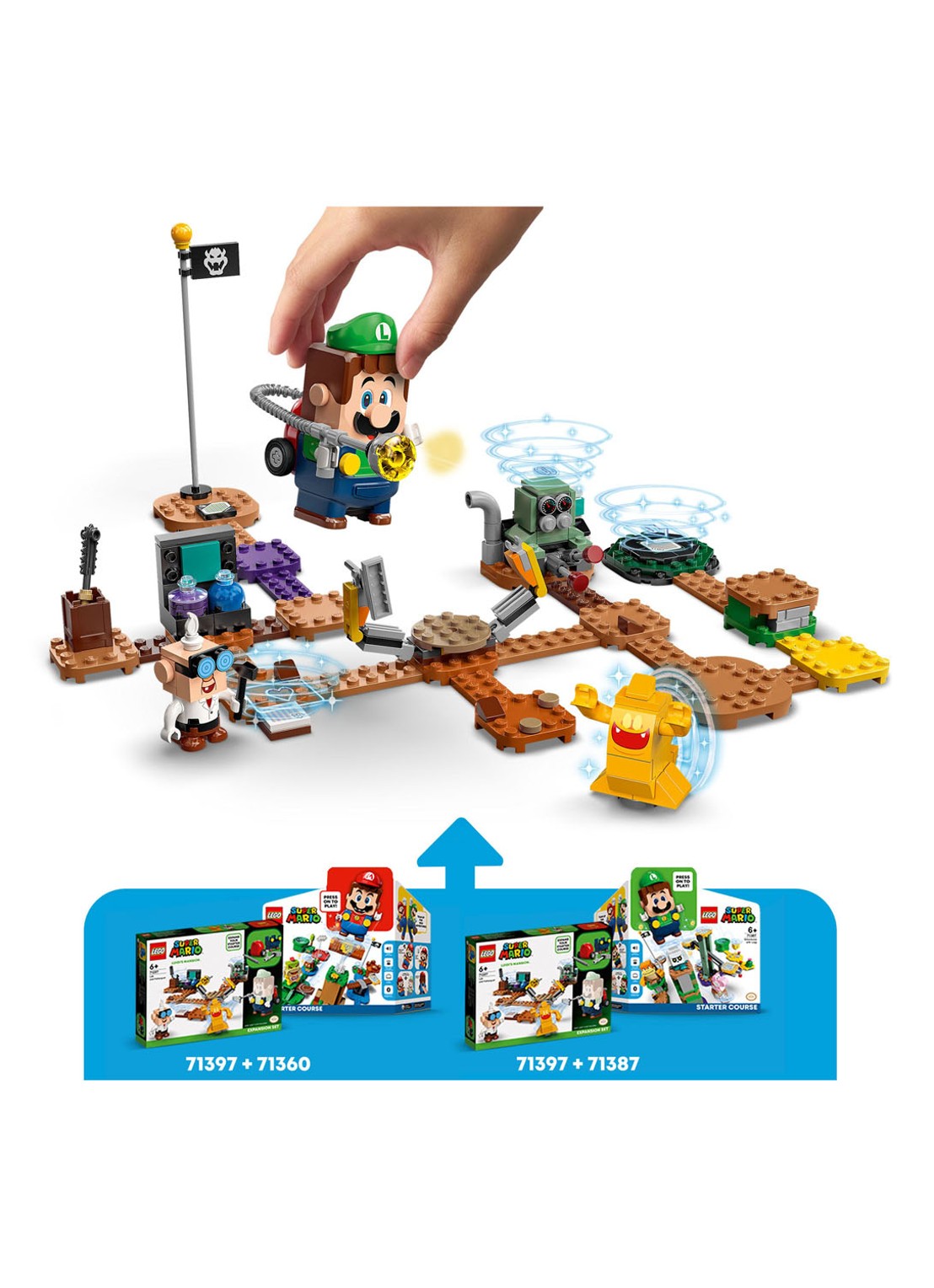 LEGO Uitbreidingsset Luigi’s Mansion-lab en Spookzuiger bouwspeelgoed - 71397 - detail 2 multicolor