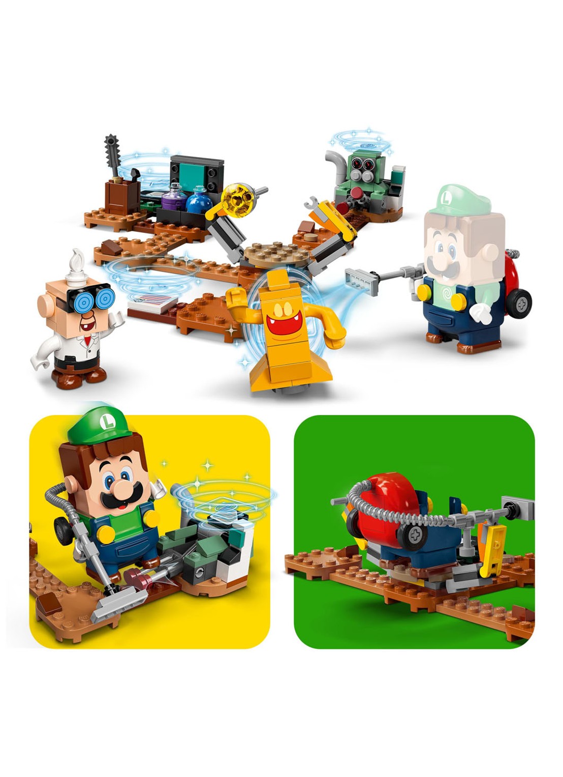 LEGO Uitbreidingsset Luigi’s Mansion-lab en Spookzuiger bouwspeelgoed - 71397 - detail 3 multicolor