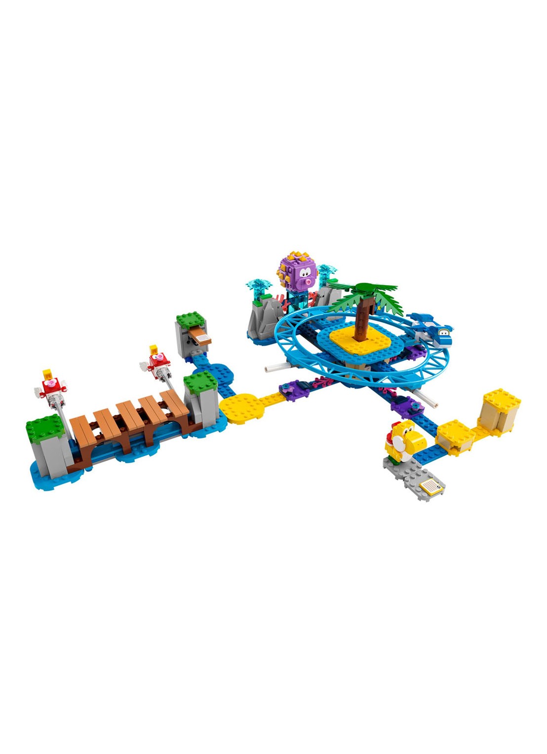 LEGO Uitbreidingsset Reuzen-Urchins Strandattractie bouwspeelgoed - 71400 - voorkant 2 multicolor