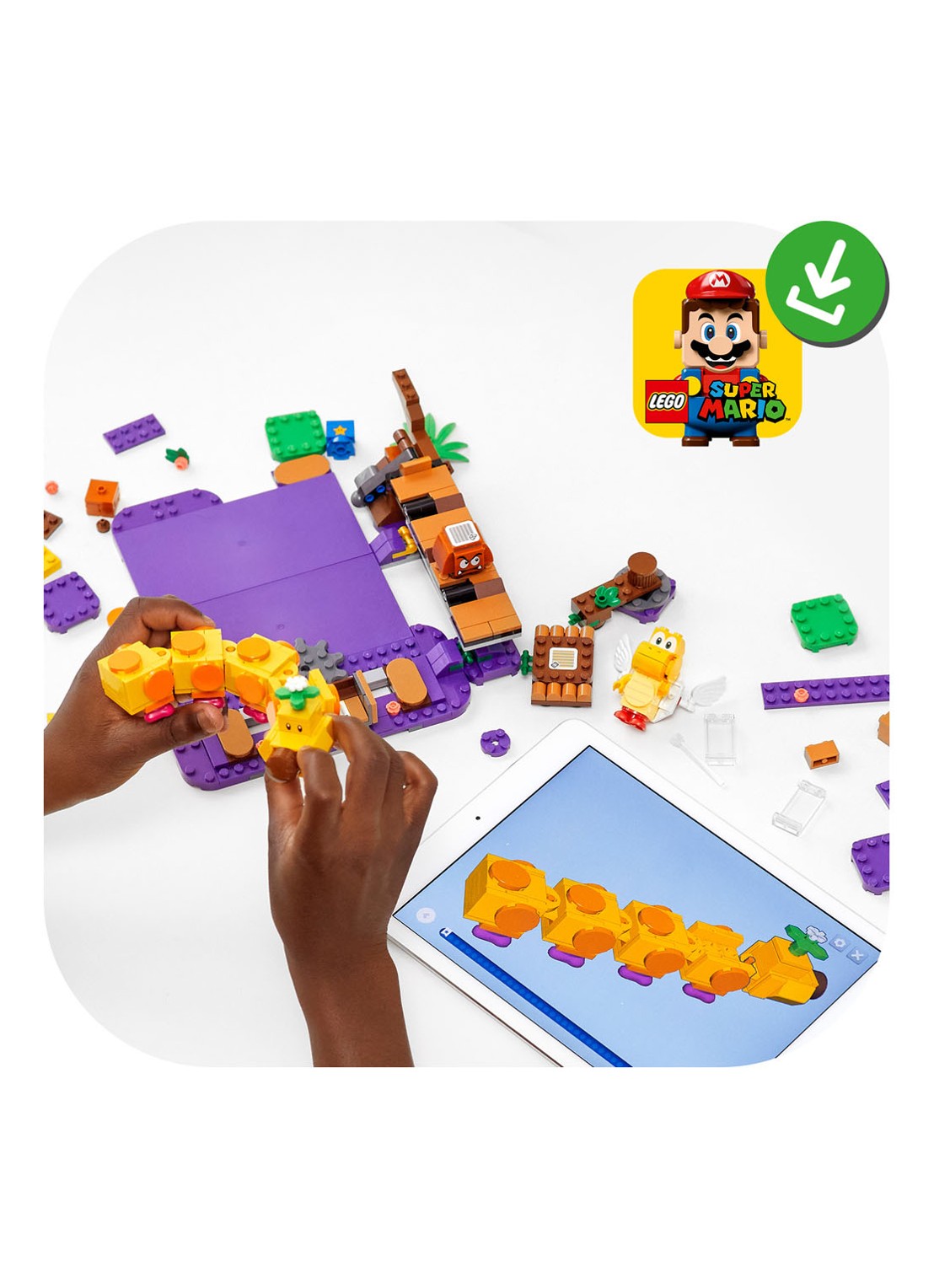 LEGO Uitbreidingsset: Wigglers giftige moeras - 71383 - detail 5 paars