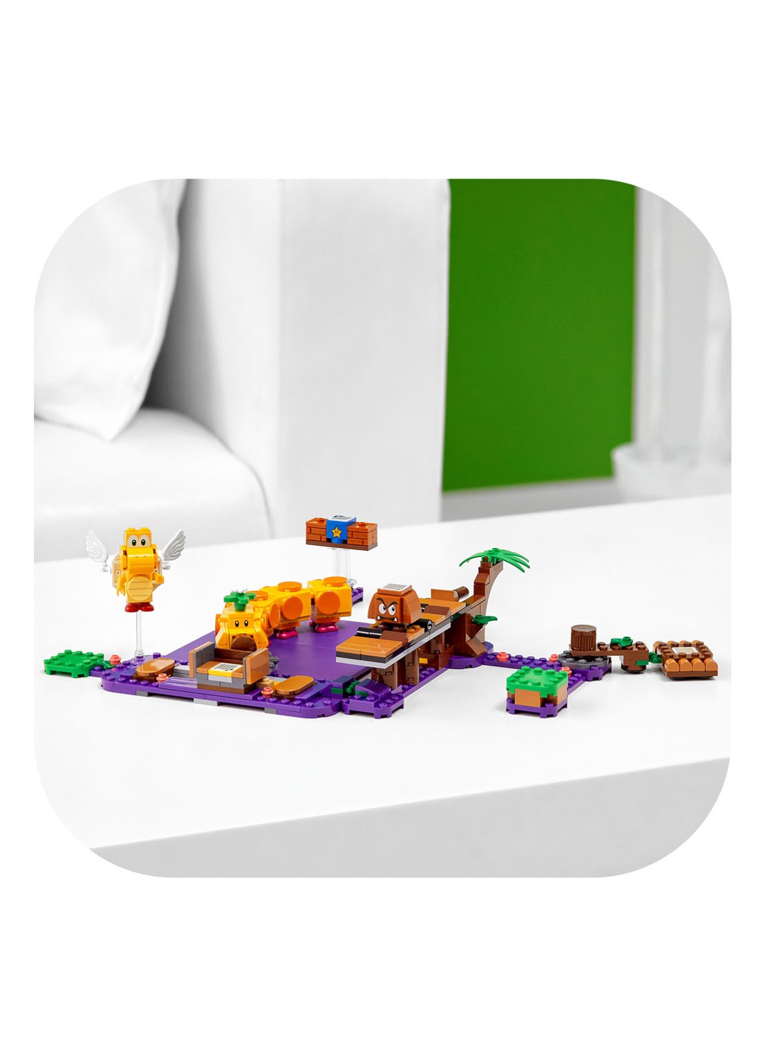 LEGO Uitbreidingsset: Wigglers giftige moeras - 71383 - voorkant 6 paars