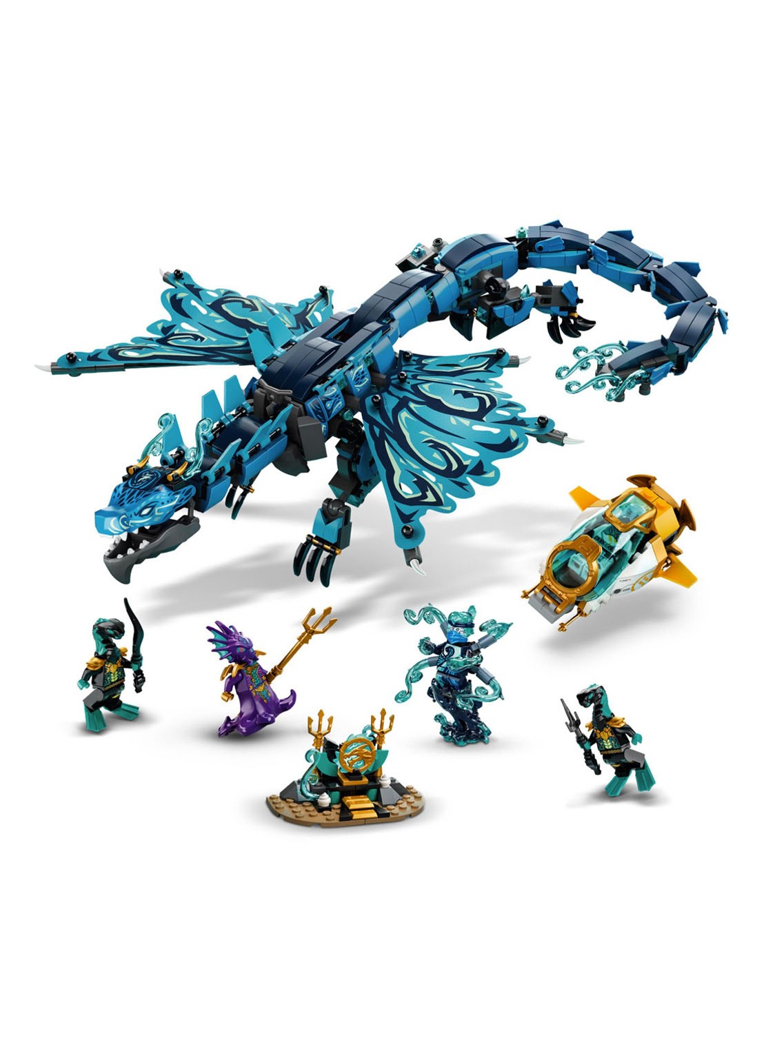 LEGO Waterdraak Speelgoed - 71754 - detail 4 blauw