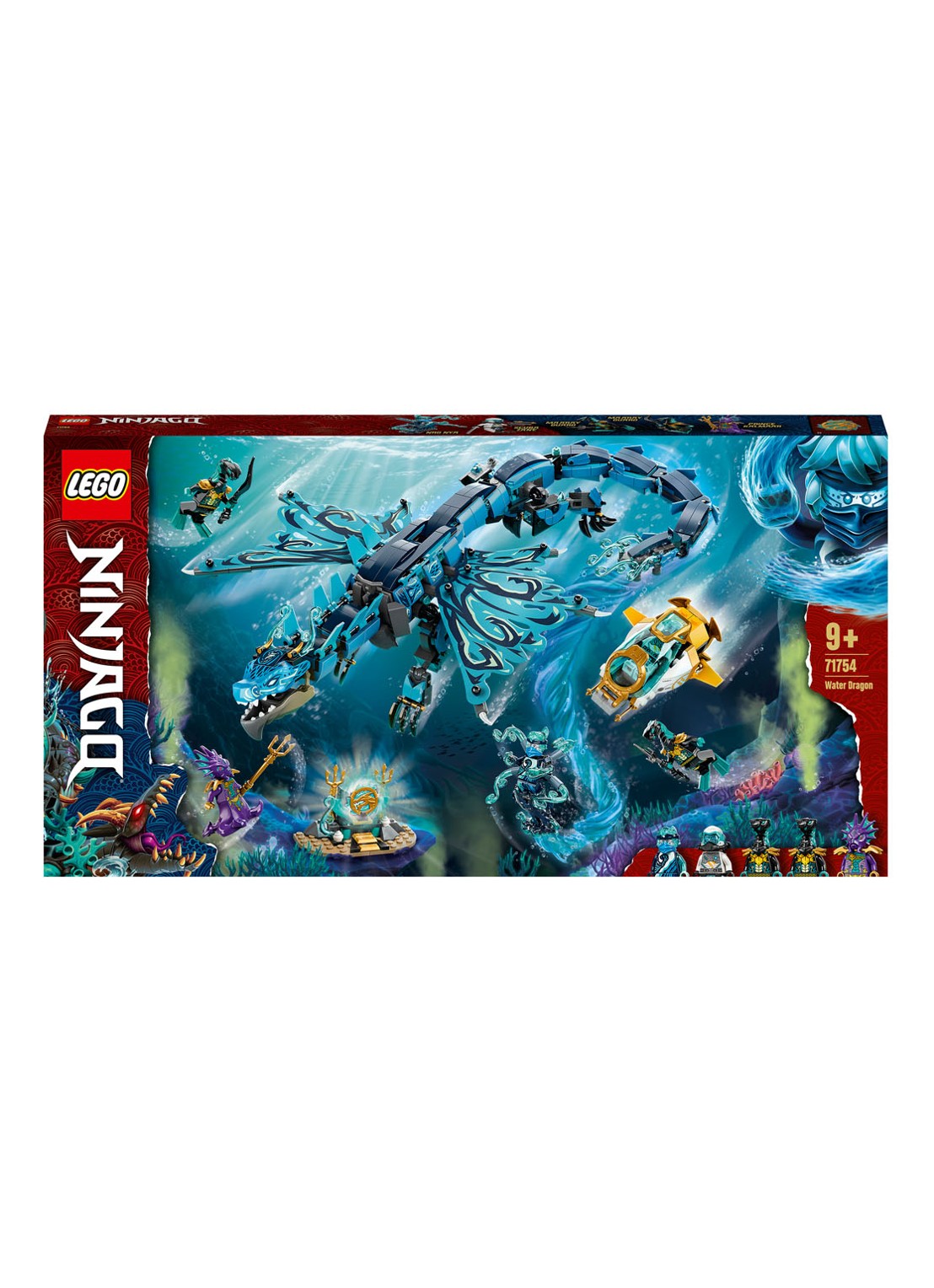 LEGO Waterdraak Speelgoed - 71754 - voorkant blauw