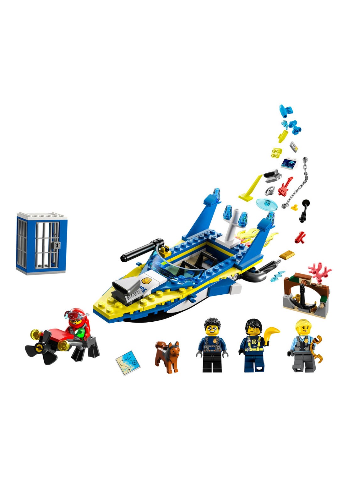 LEGO Waterpolitie recherchemissies - 60355 - voorkant 2 multicolor