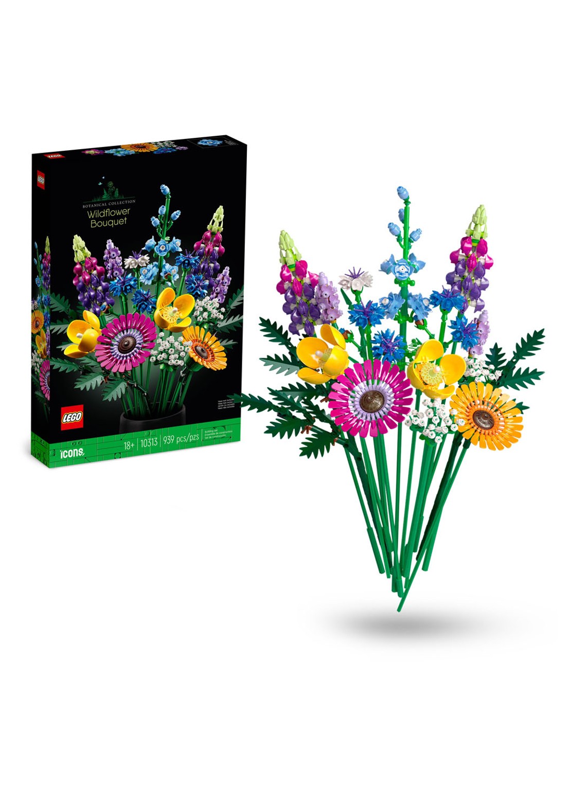 LEGO Wilde Bloemen Boeket - 10313 - voorkant 2 multicolor
