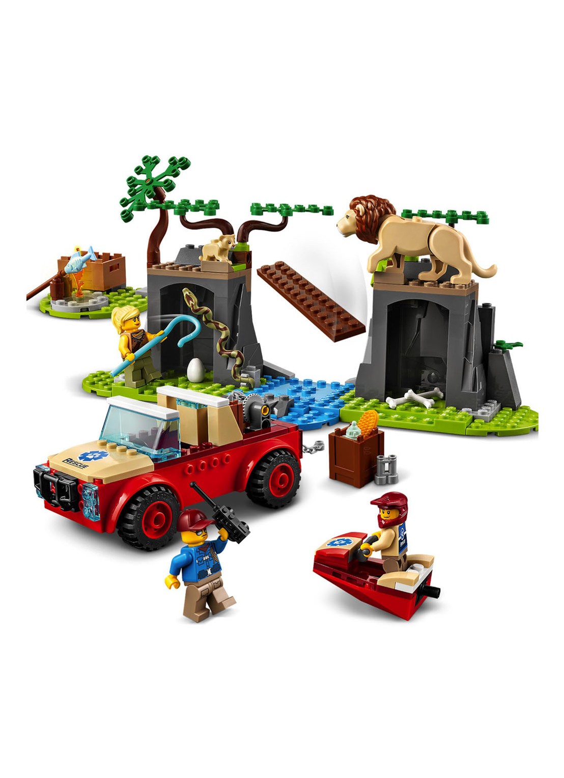 LEGO Wildlife Rescue off-roader - 60301 - detail 2 multicolor