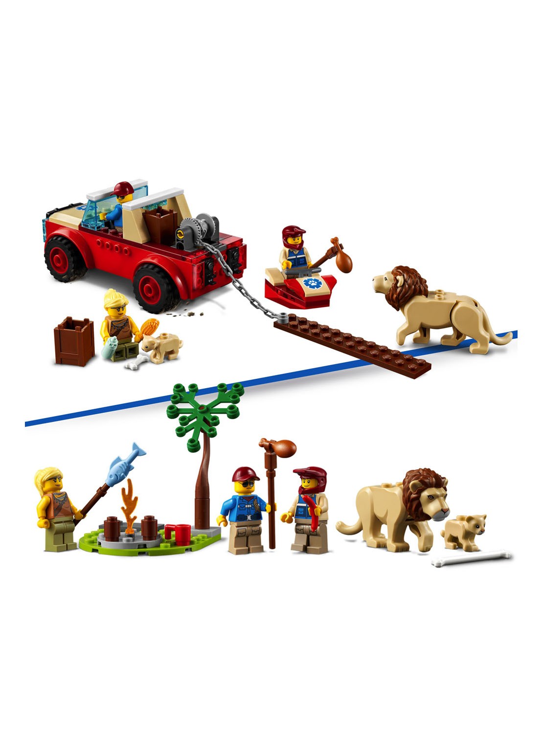LEGO Wildlife Rescue off-roader - 60301 - detail 3 multicolor