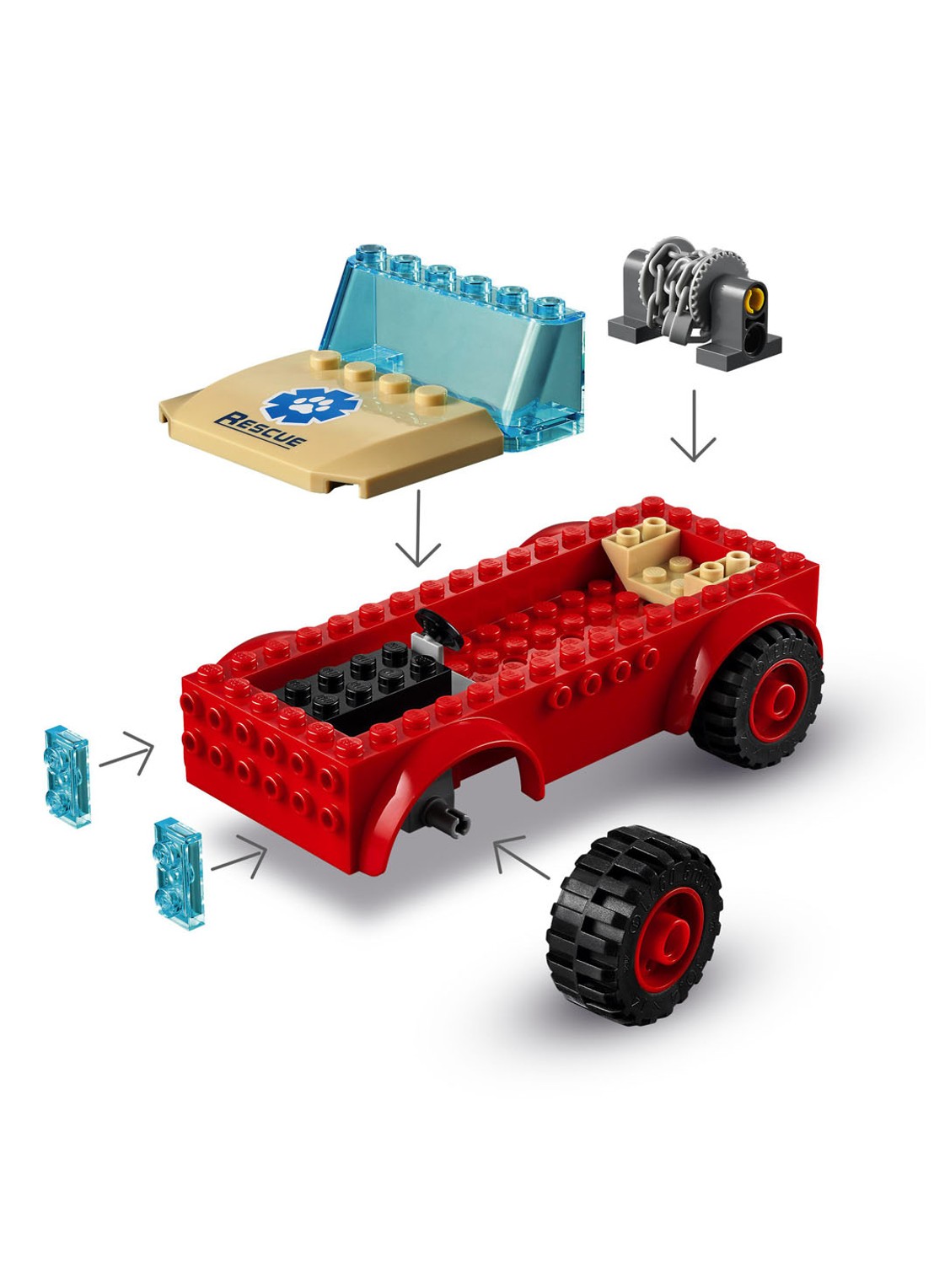 LEGO Wildlife Rescue off-roader - 60301 - detail 5 multicolor