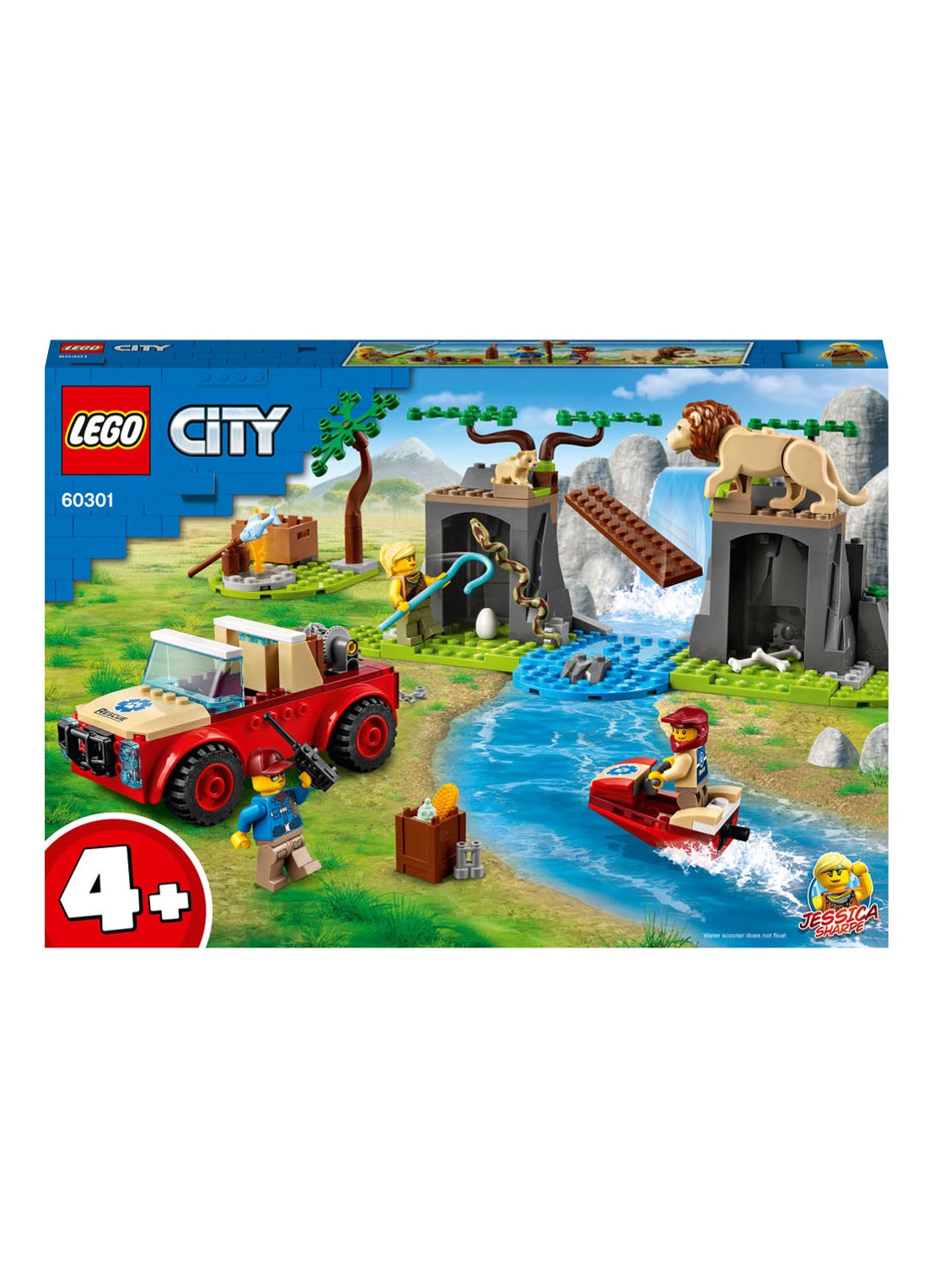 LEGO Wildlife Rescue off-roader - 60301 - voorkant 6 multicolor