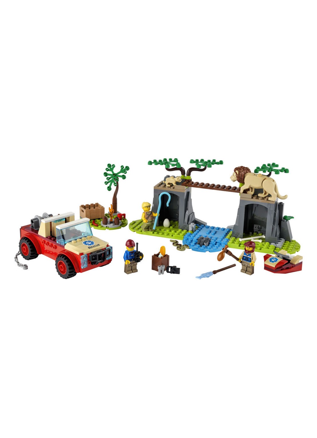 LEGO Wildlife Rescue off-roader - 60301 - voorkant 7 multicolor