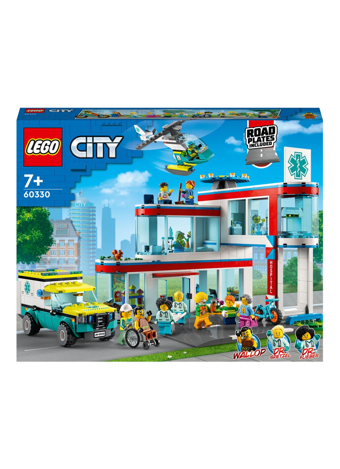 LEGO Ziekenhuis bouwspeelgoed - 60330 - voorkant multicolor