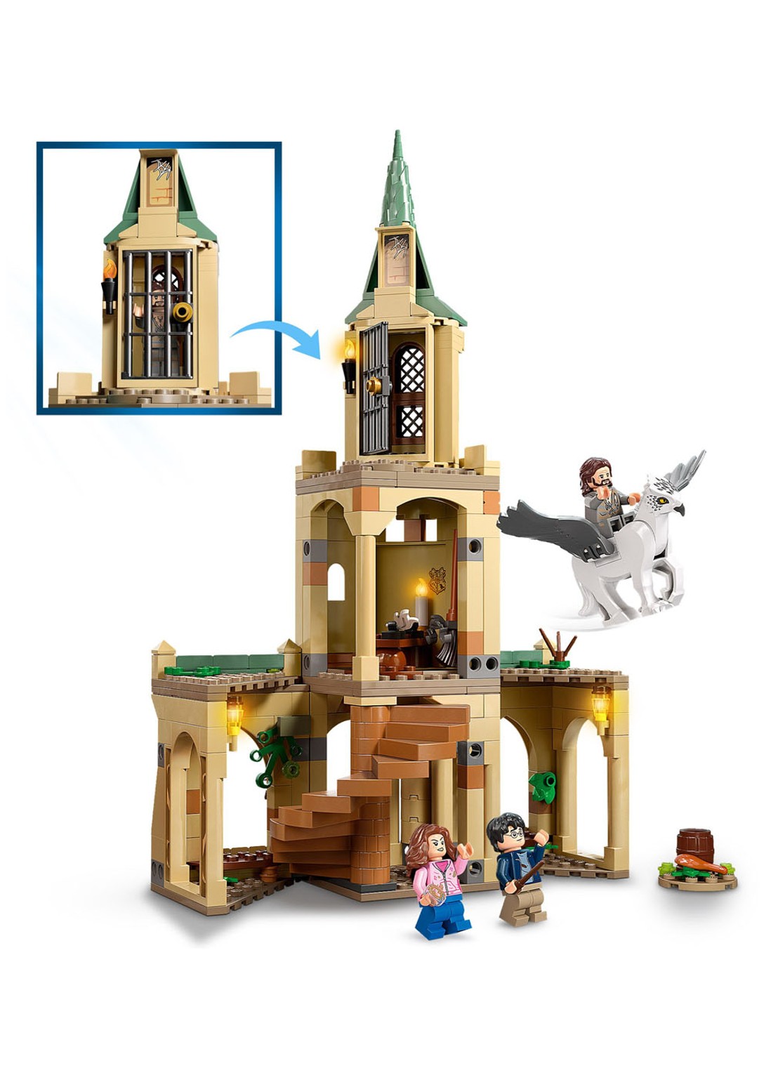 LEGO Zweinstein Binnenplaats: Sirius’ redding - 76401 - detail 4 multicolor