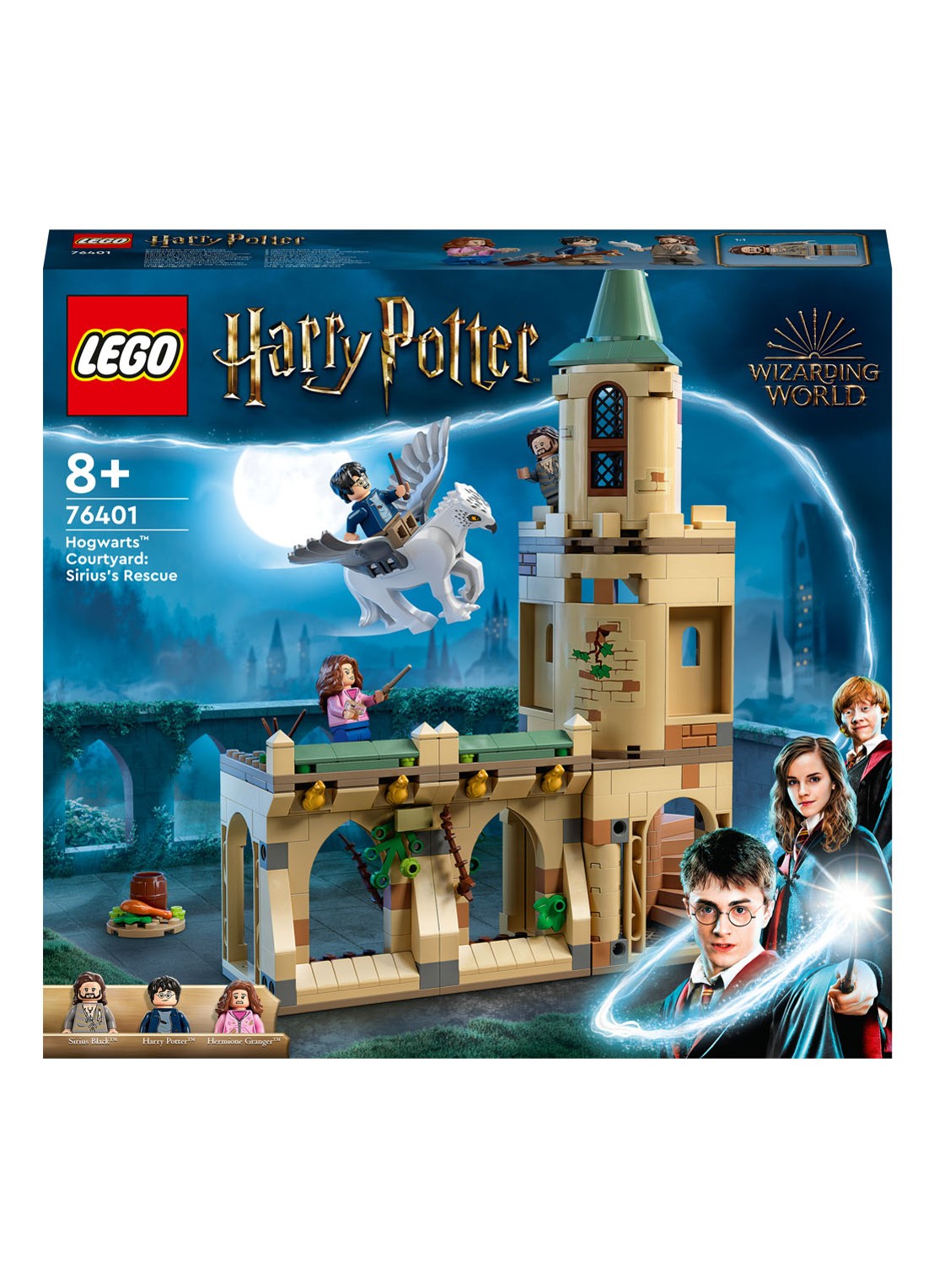 LEGO Zweinstein Binnenplaats: Sirius’ redding - 76401 - voorkant multicolor