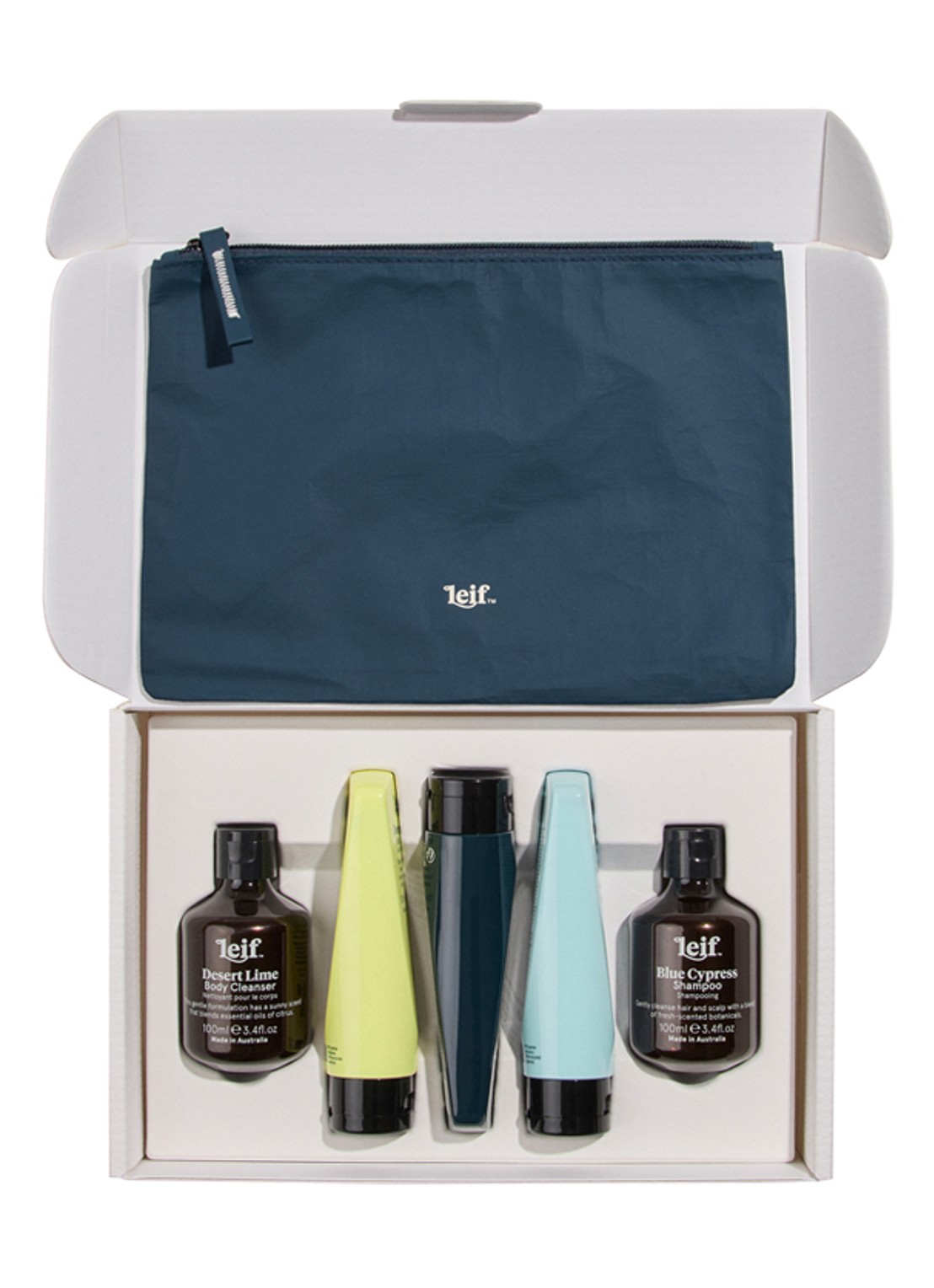 Leif Desert Lime Travel Set - verzorgingsset - voorkant 3 undefined