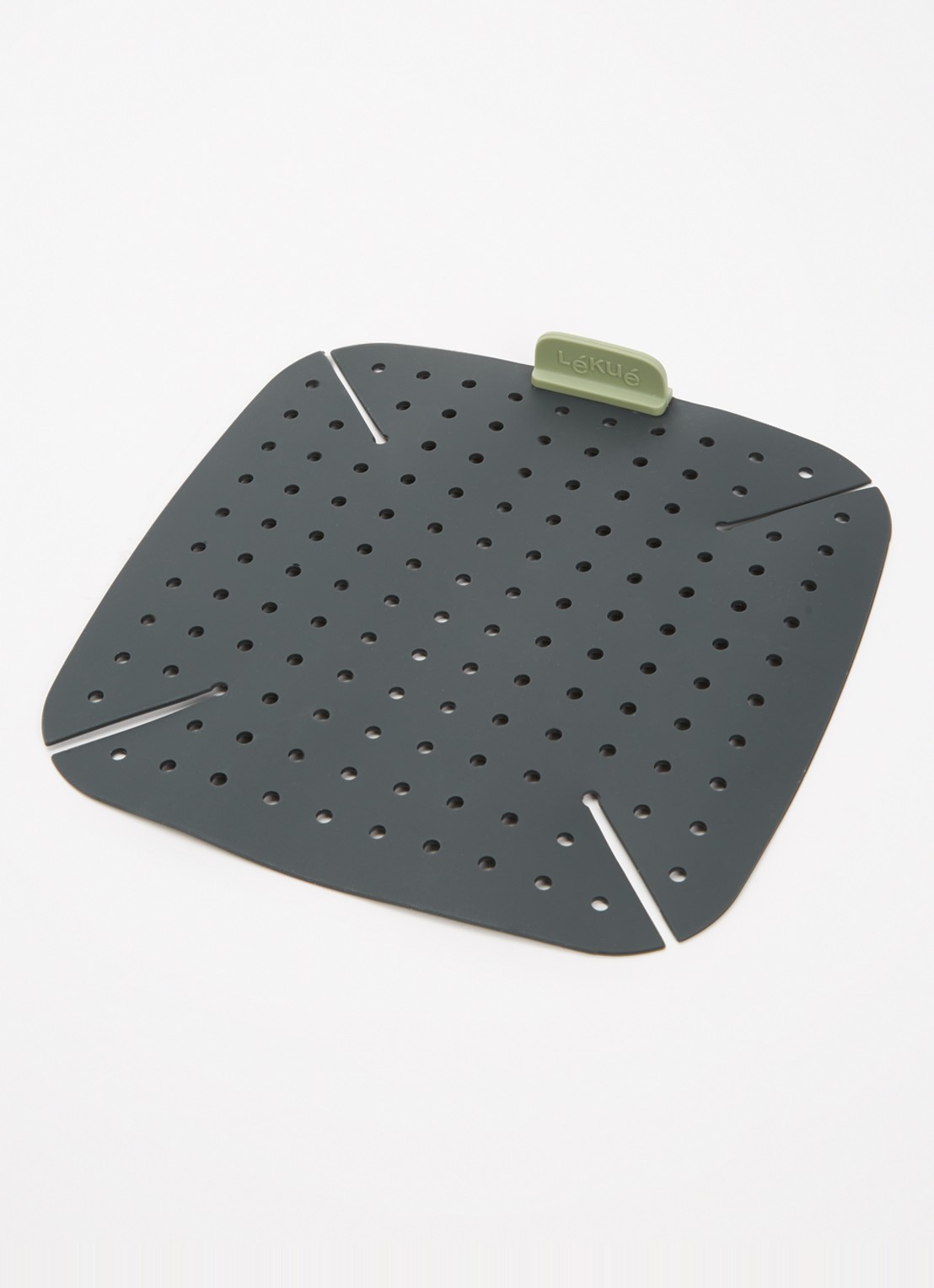Lékué Airfryer bakmat 22,5 cm - voorkant 2 grijs