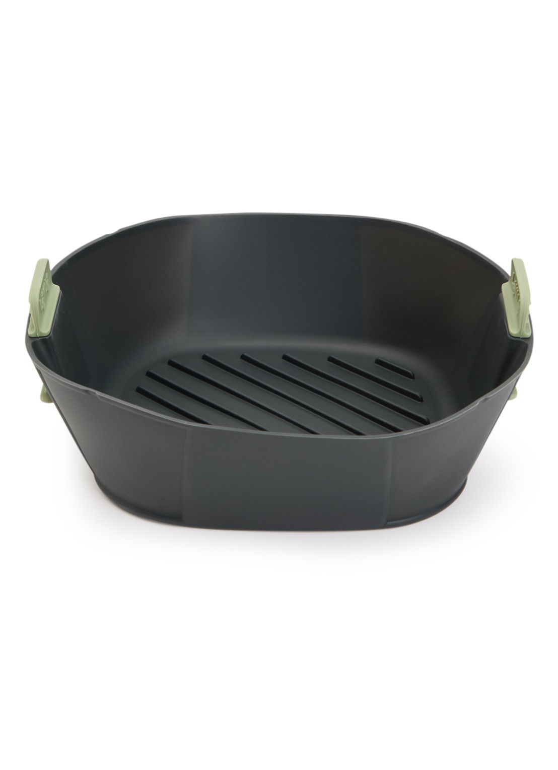 Lékué Airfryer mandje L  - voorkant donkergrijs