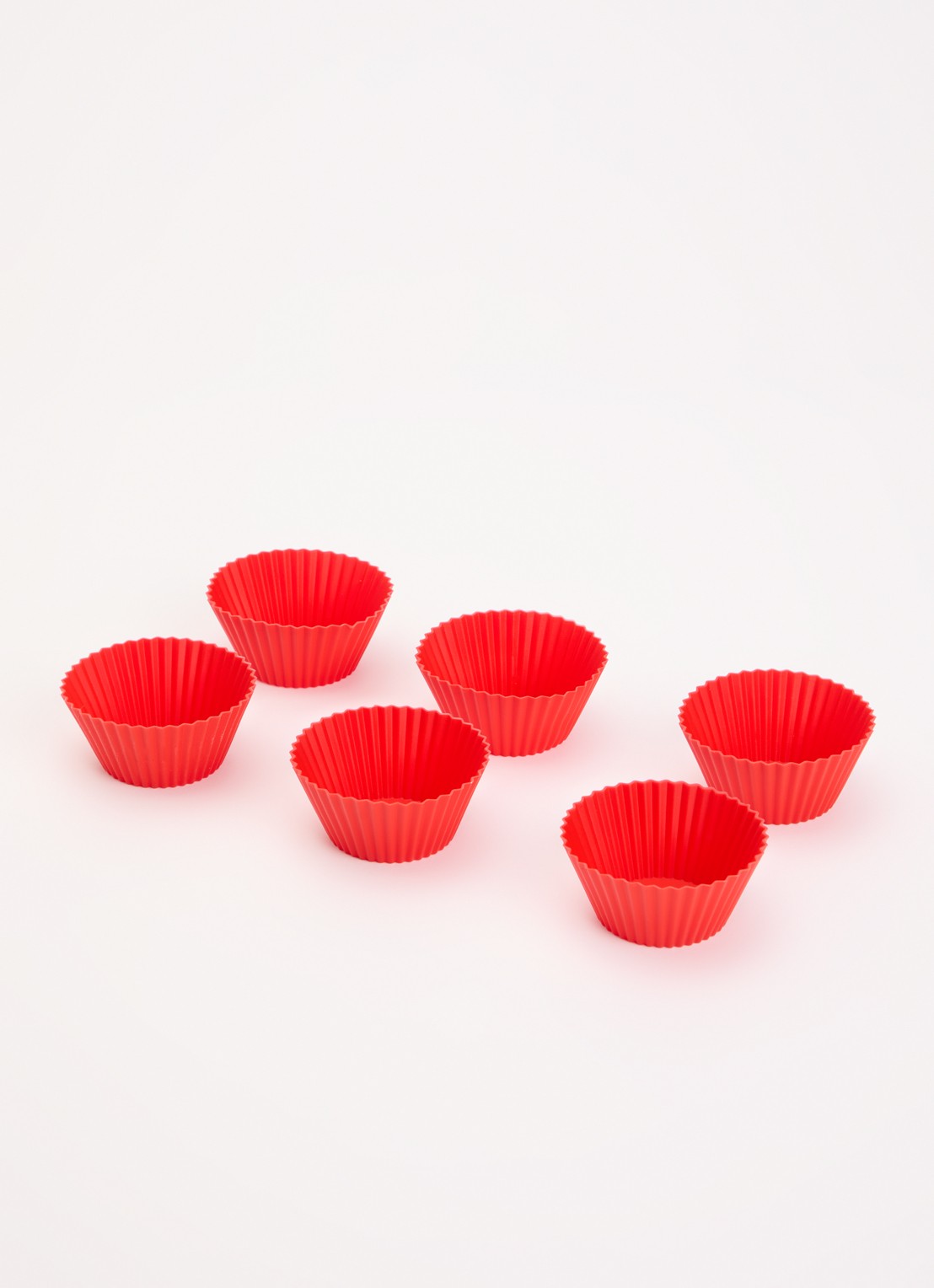 Lékué Bakvorm voor muffins 7 cm set van 6 - detail 3 rood