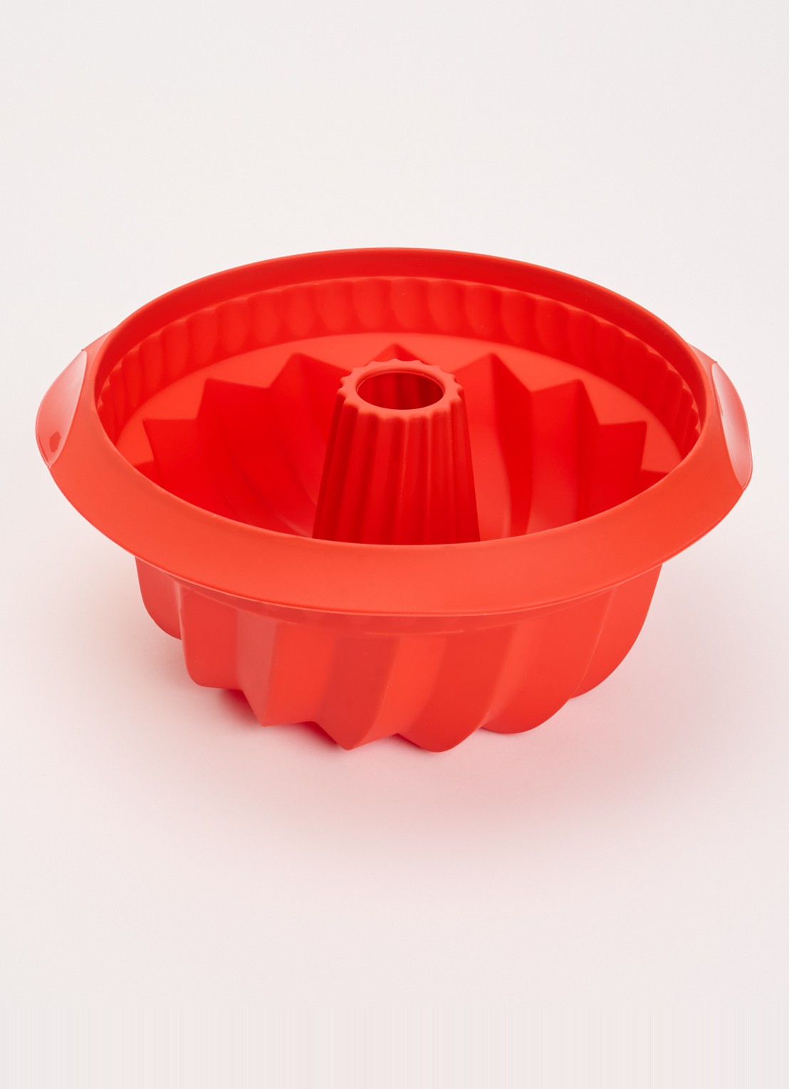 Lékué Bakvorm voor savarin 22 cm - voorkant 2 rood