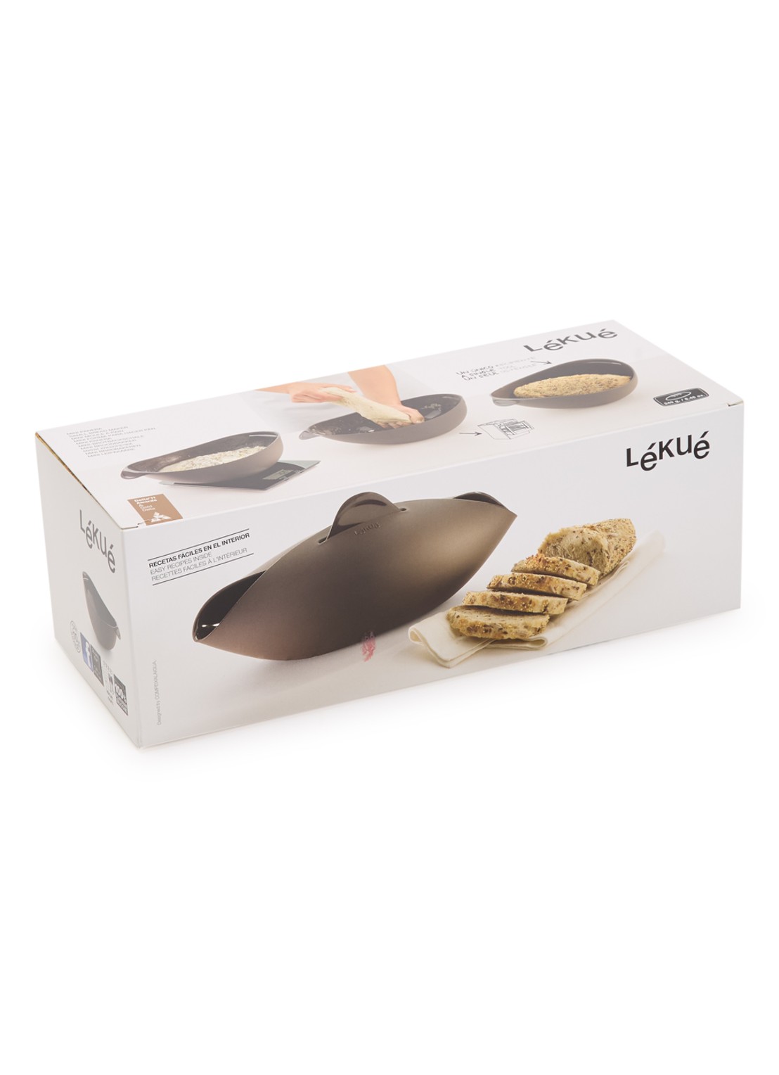 Lékué Broodmaker mini - voorkant zwart