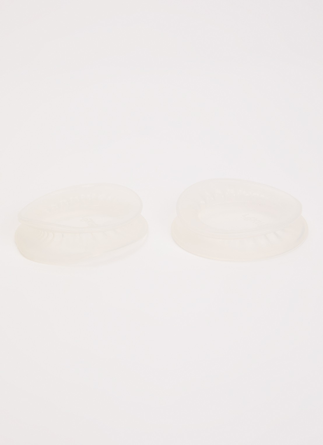 Lékué Flexibele herbruikbare deksel 8,5 cm set van 2 - voorkant 2 transparant