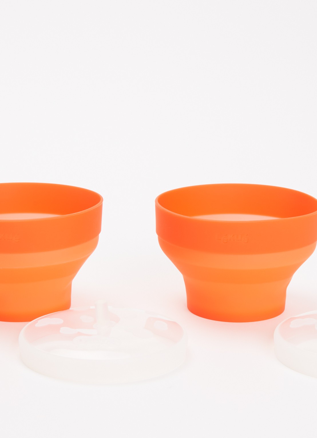 Lékué Popcornmaker mini set van 2 - detail rood
