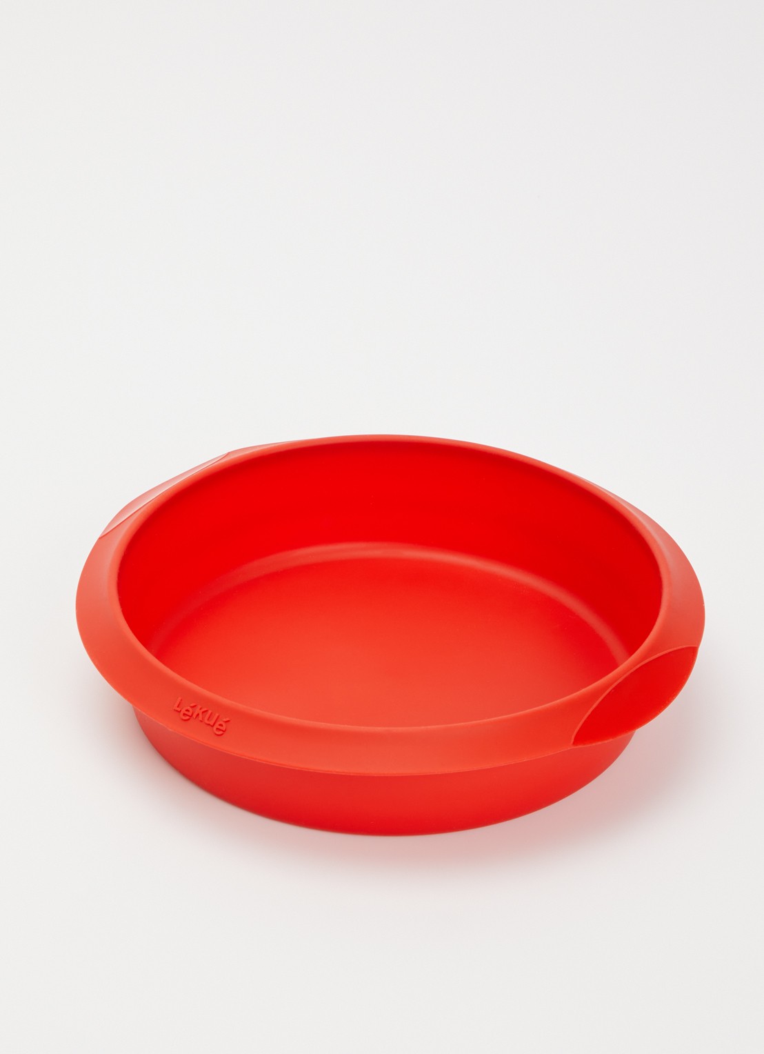 Lékué Siliconen cakevorm 20 cm - voorkant 2 rood