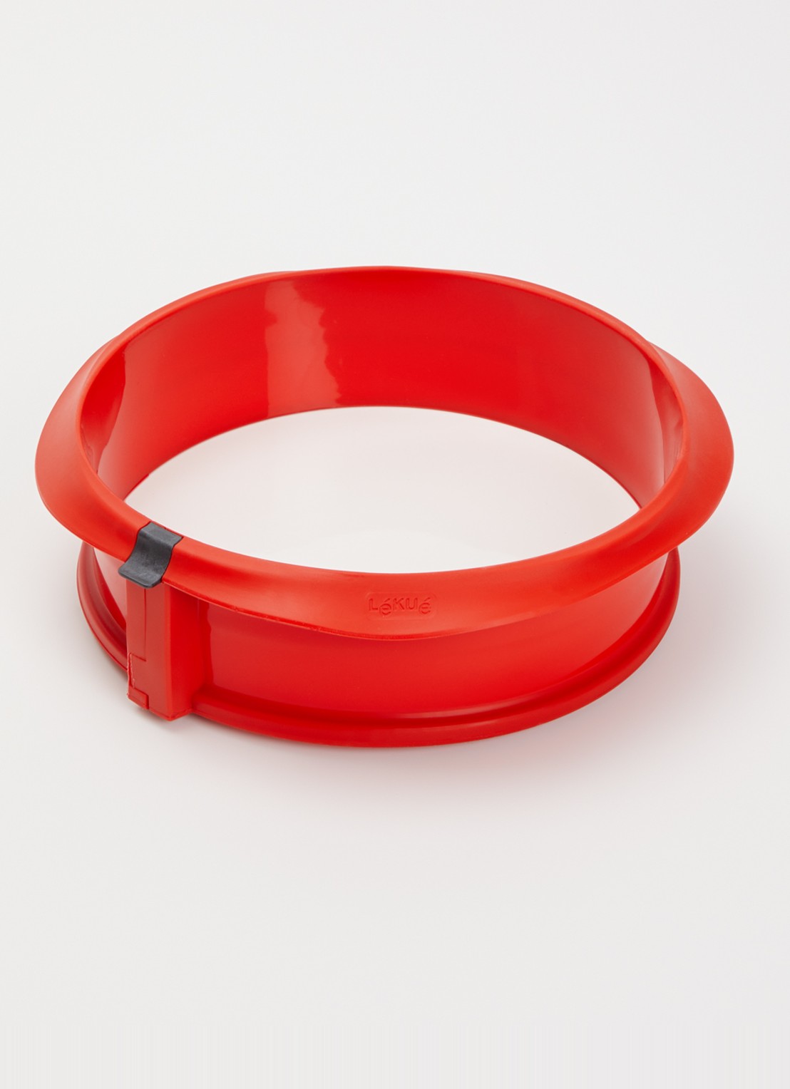 Lékué Springvorm met bord 23 cm - voorkant 3 rood