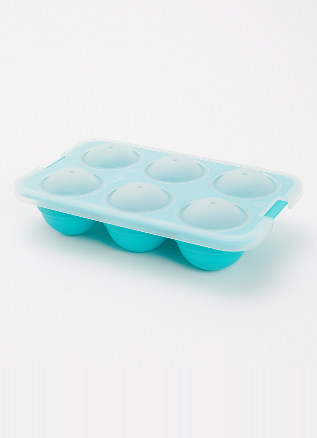 Lékué XL Sphere ijsblokjesvorm - voorkant 3 turquoise