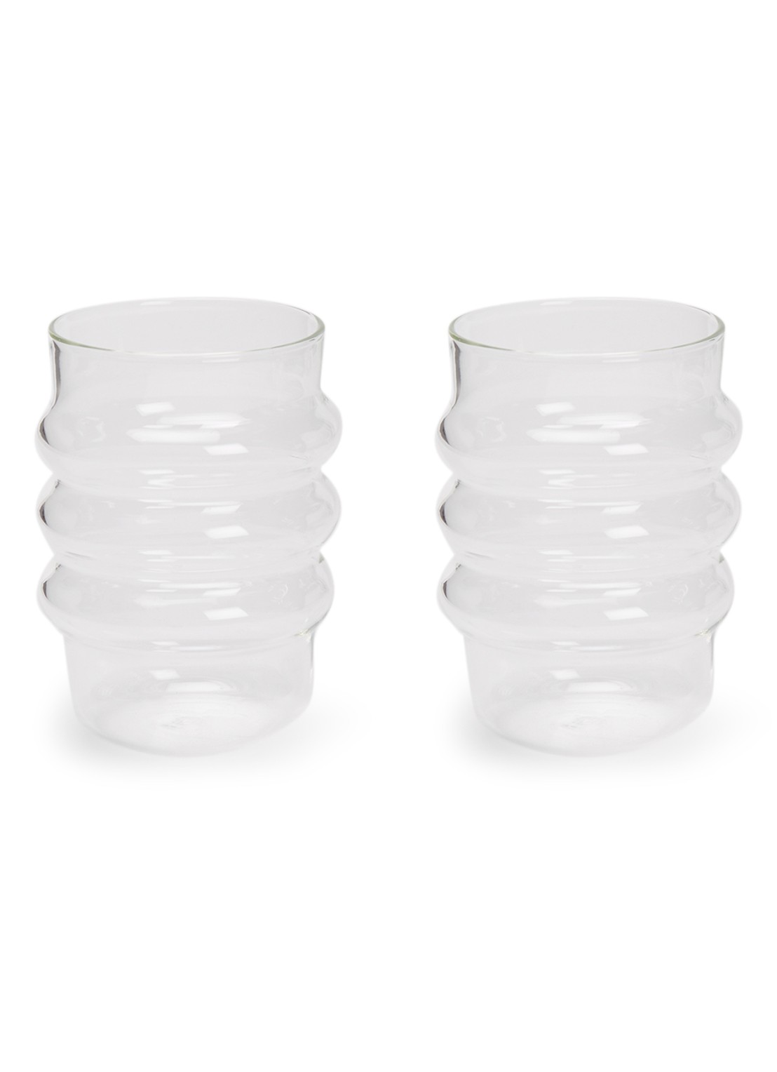 Leonardo Bubble glas 44 cl set van 2 - voorkant transparant