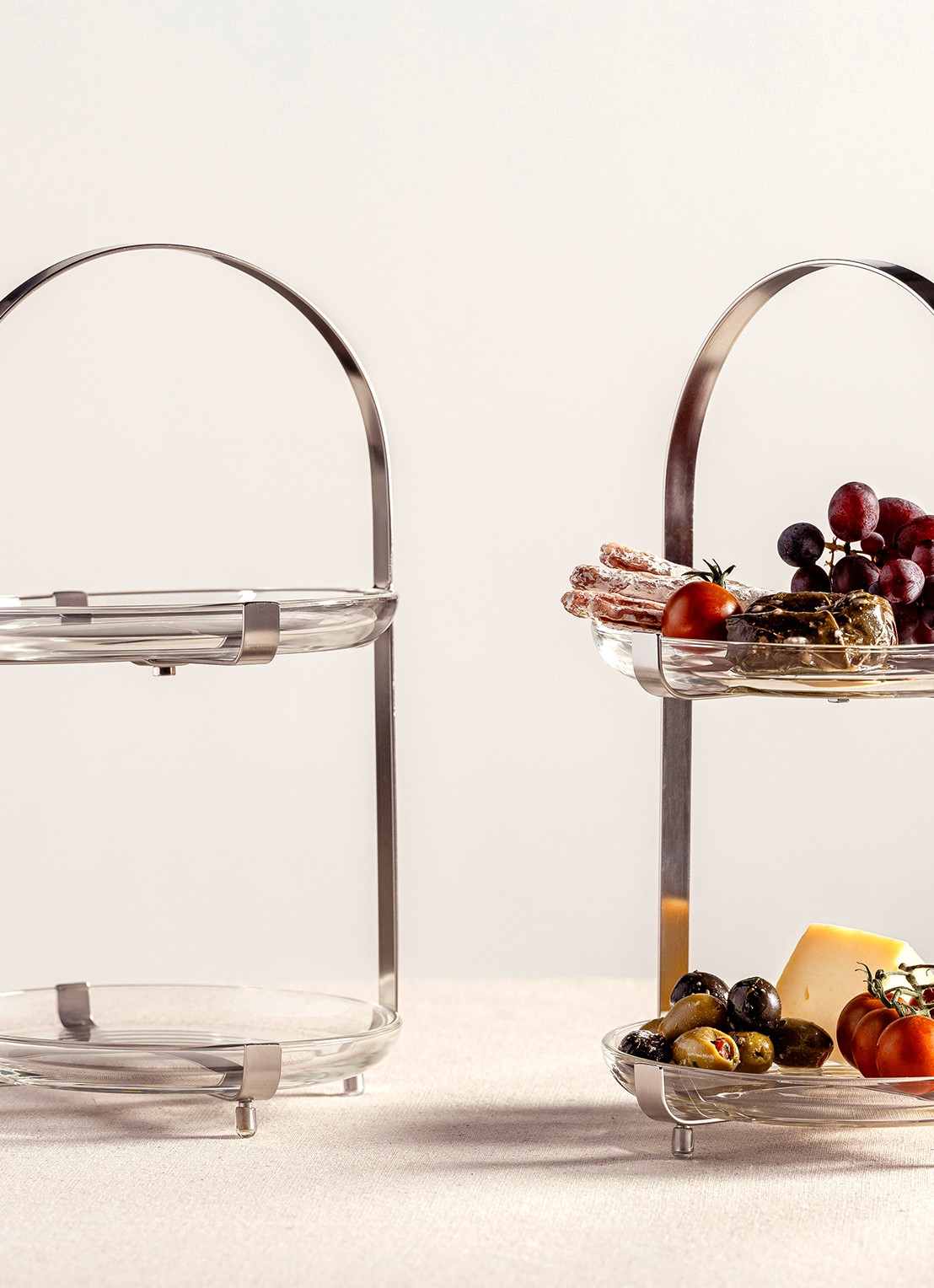 Leonardo Cucina etagère 32 cm - detail 3 zilver