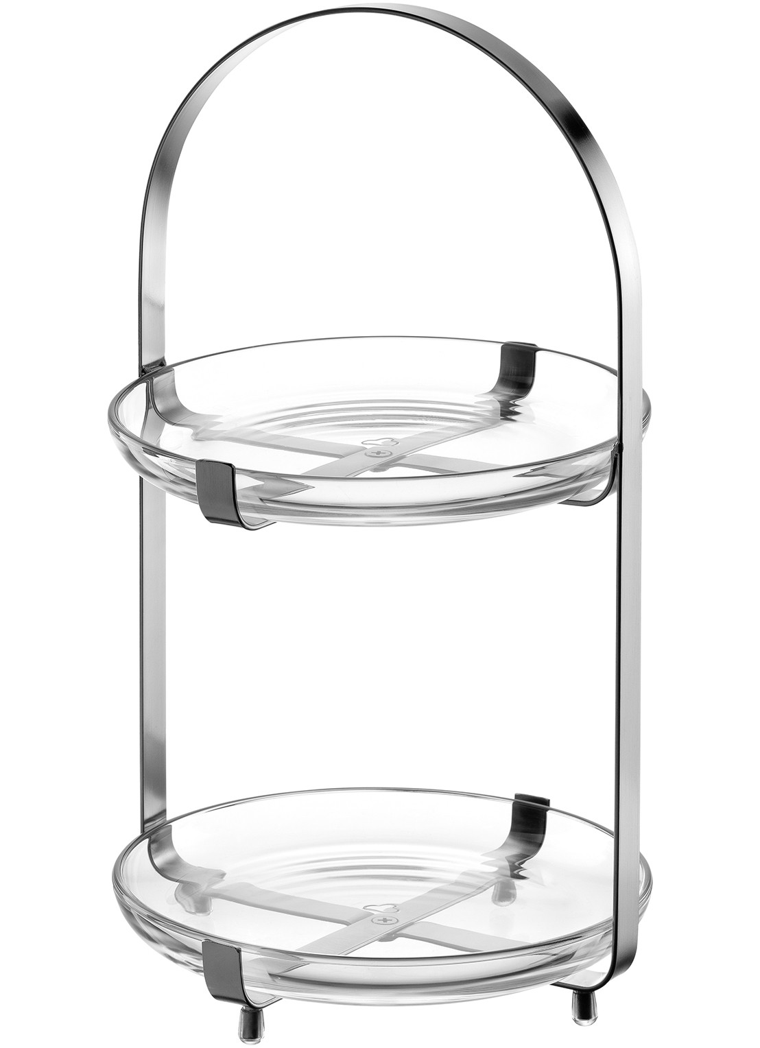 Leonardo Cucina etagère 32 cm - voorkant zilver