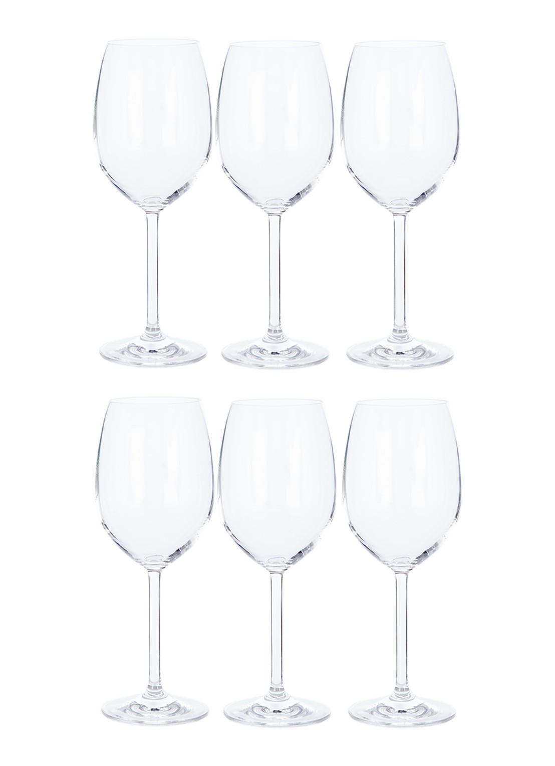 Leonardo Daily rode wijnglas set van 6 - voorkant undefined