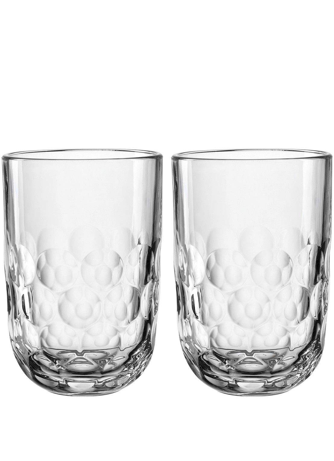 Leonardo Gocce Latte Macchiato 39 cl set van 2  - voorkant transparant