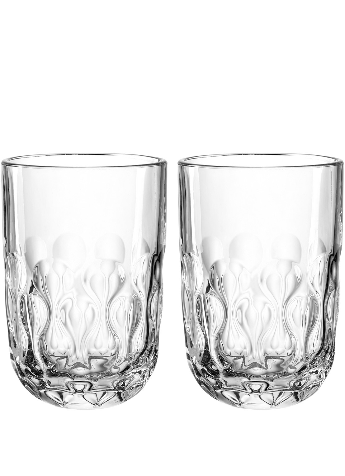 Leonardo Gocce Latte Macchiato glas 39 cl set van 2  - voorkant undefined