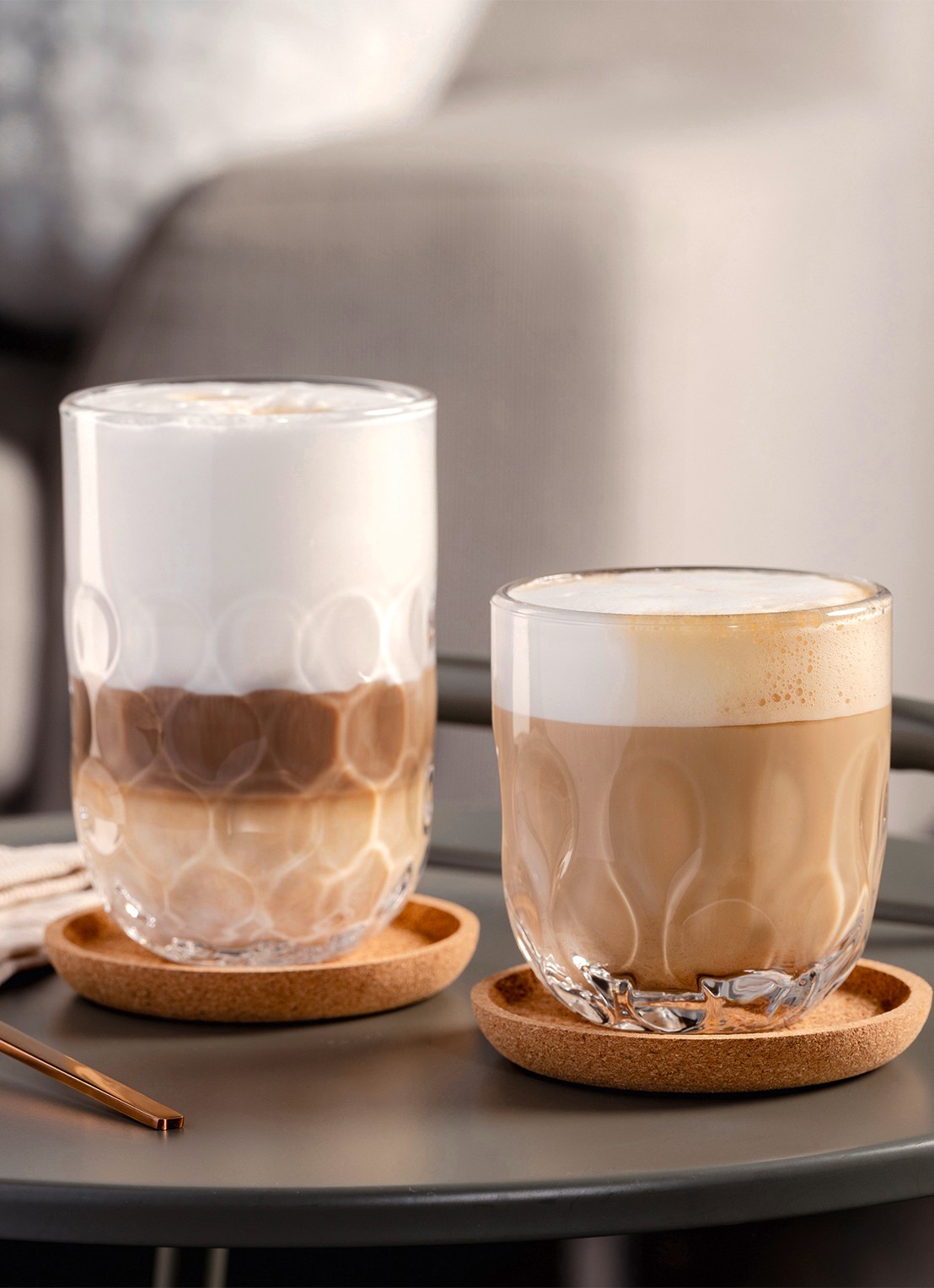 Leonardo Gocce Latte Macchiato glas 390 ml set van 6  - detail 5 undefined