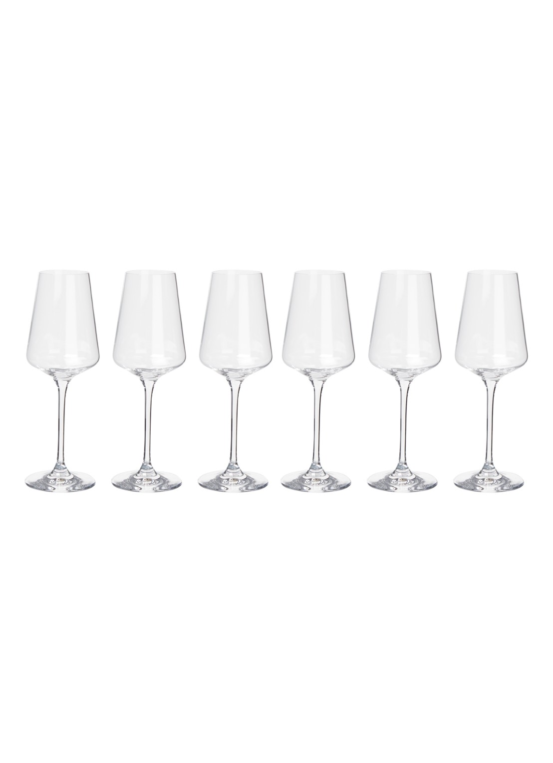 Leonardo Puccini aperitiefglas 22 cl set van 6 - voorkant transparant