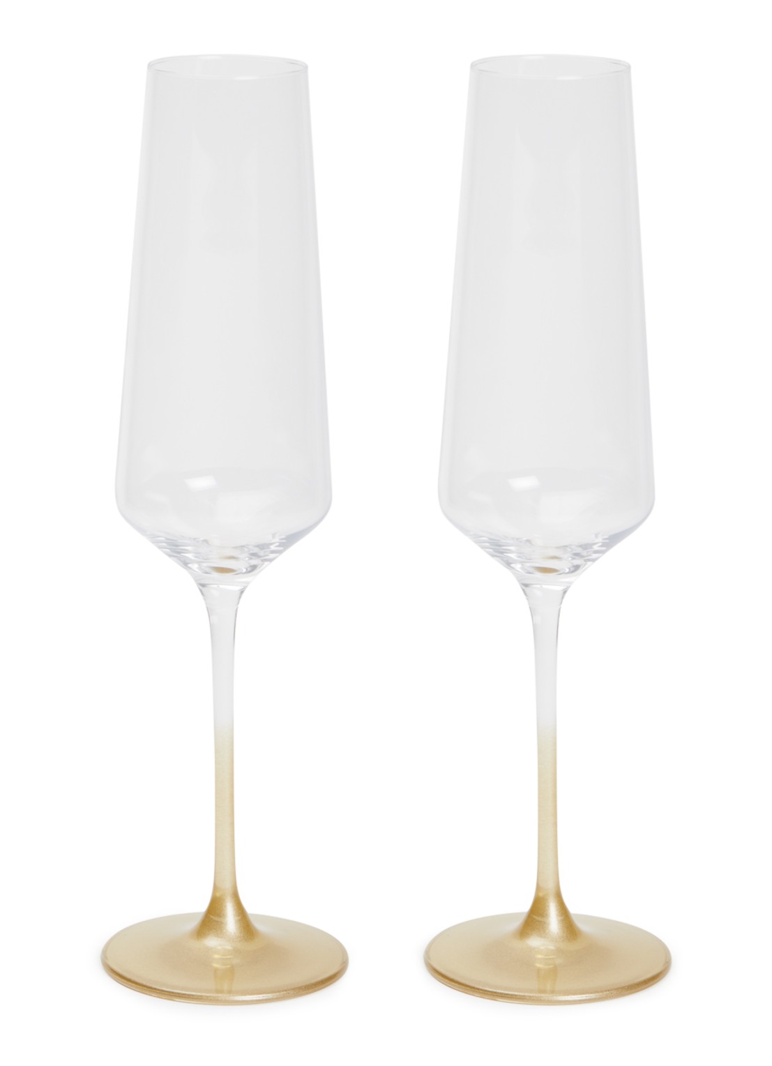 Leonardo Puccini champagne glas 28 cl set van 2 - voorkant transparant