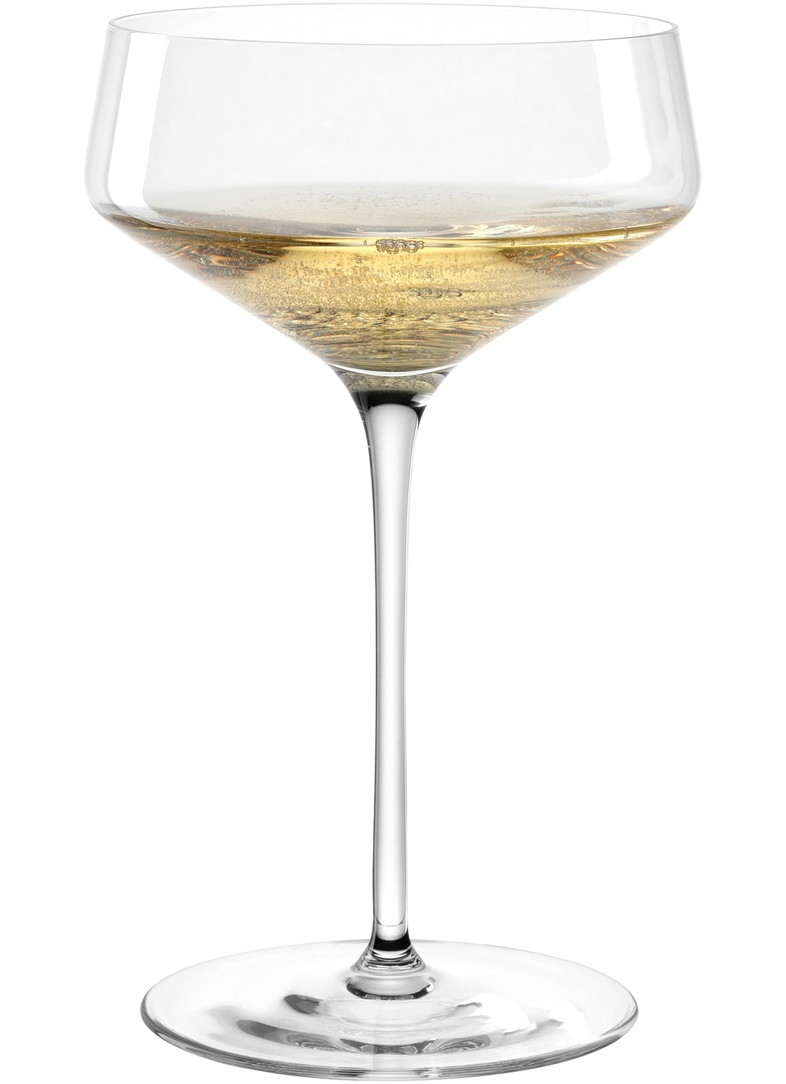 Leonardo Puccini champagneglas 35 cl set van 6  - voorkant 2 transparant