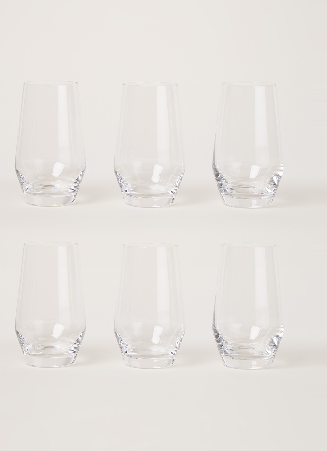 Leonardo Puccini drinkglas 36 cl set van 6 - voorkant 2 transparant