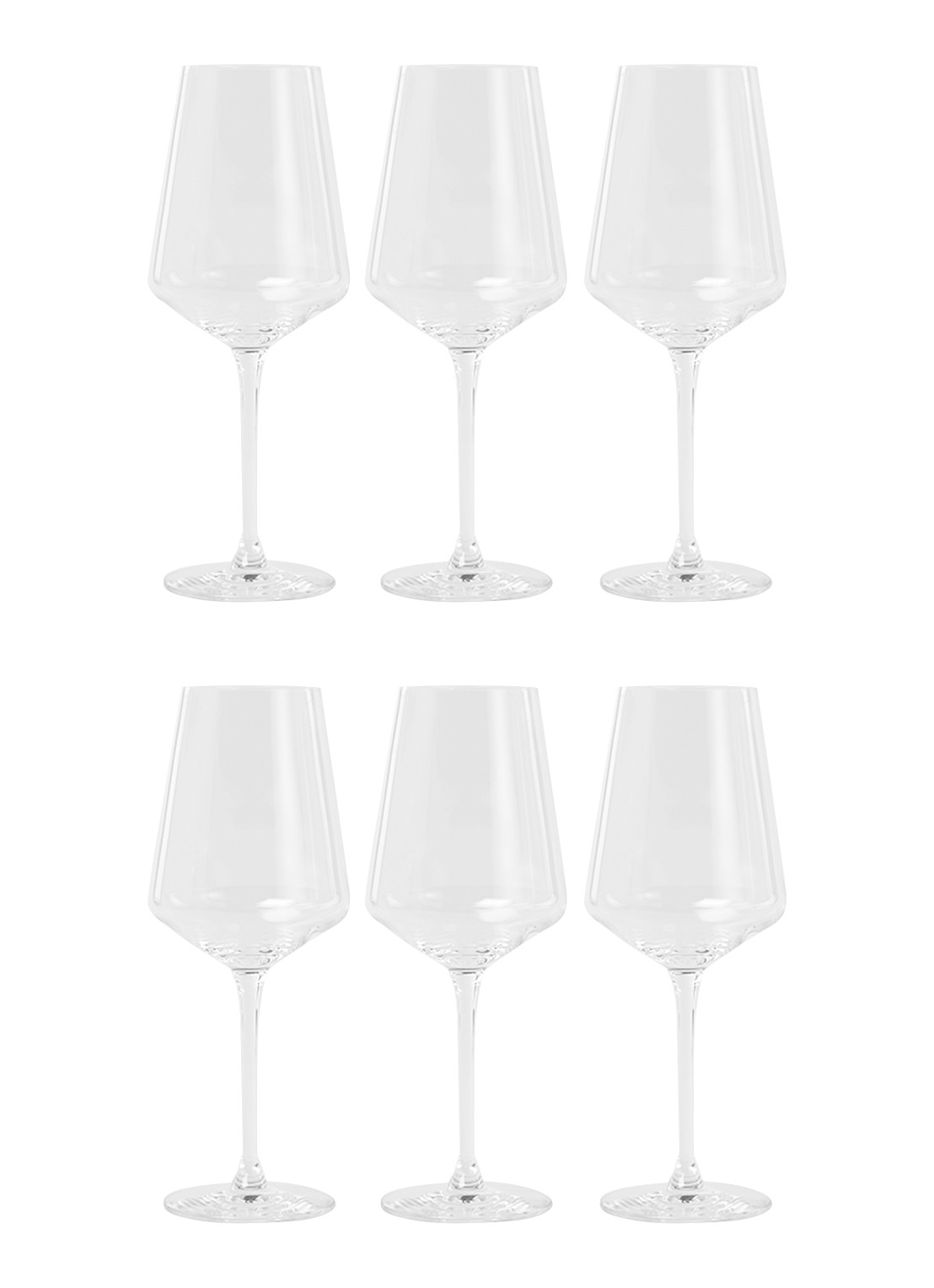Leonardo Puccini witte wijnglas 56 cl set van 6 - voorkant transparant
