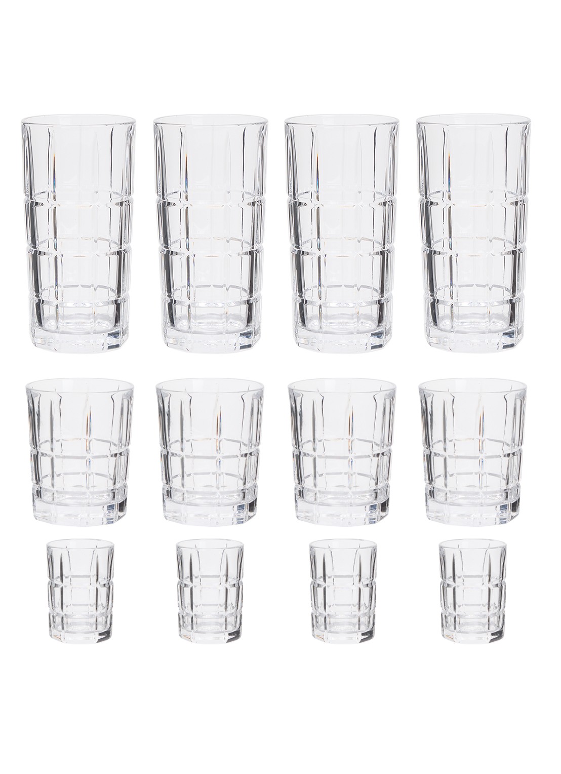 Leonardo Spiritii Nova glas set van 12 - voorkant transparant