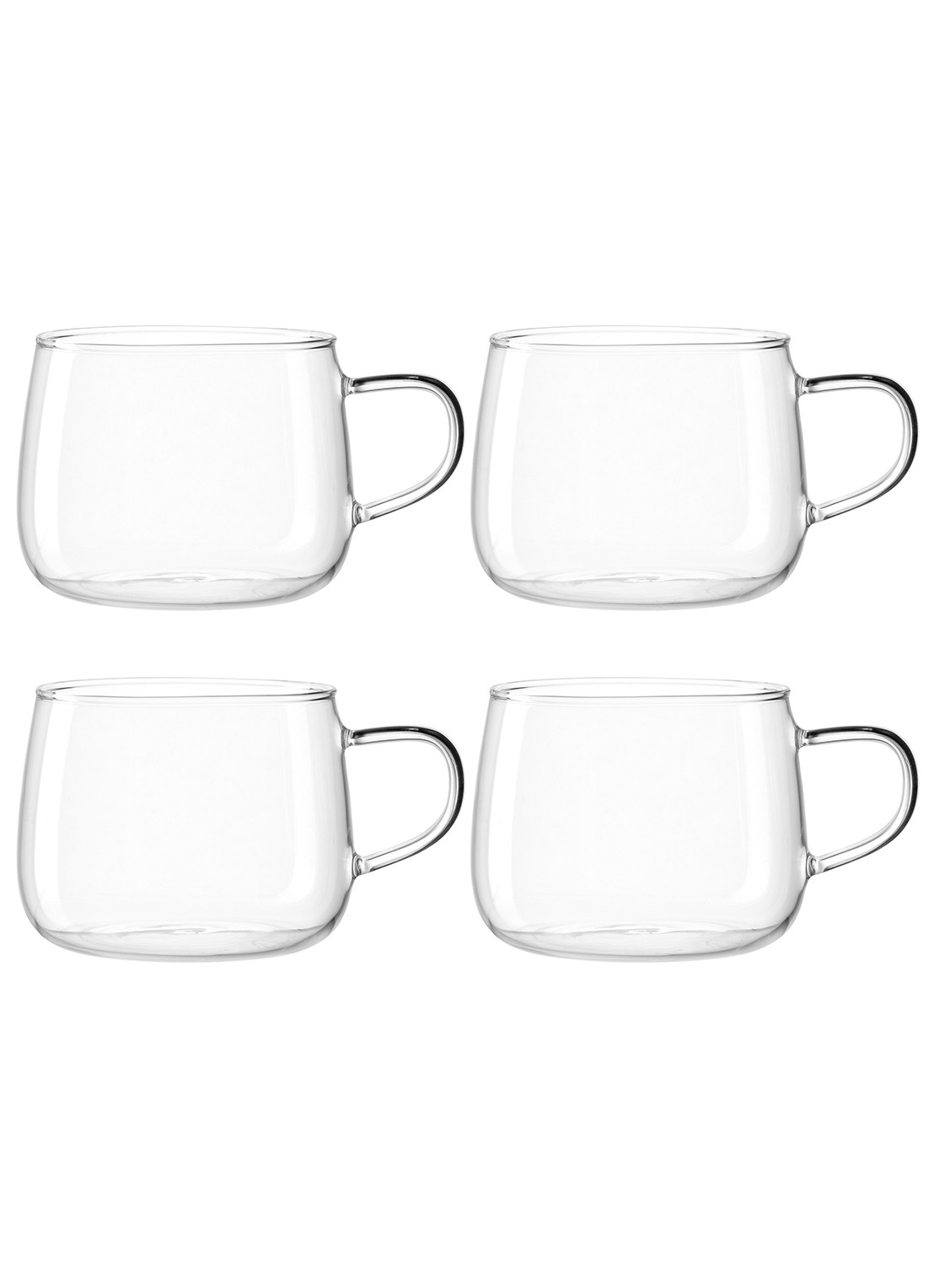 Leonardo Tè per Te mok 45 cl set van 4 - detail 2 transparant