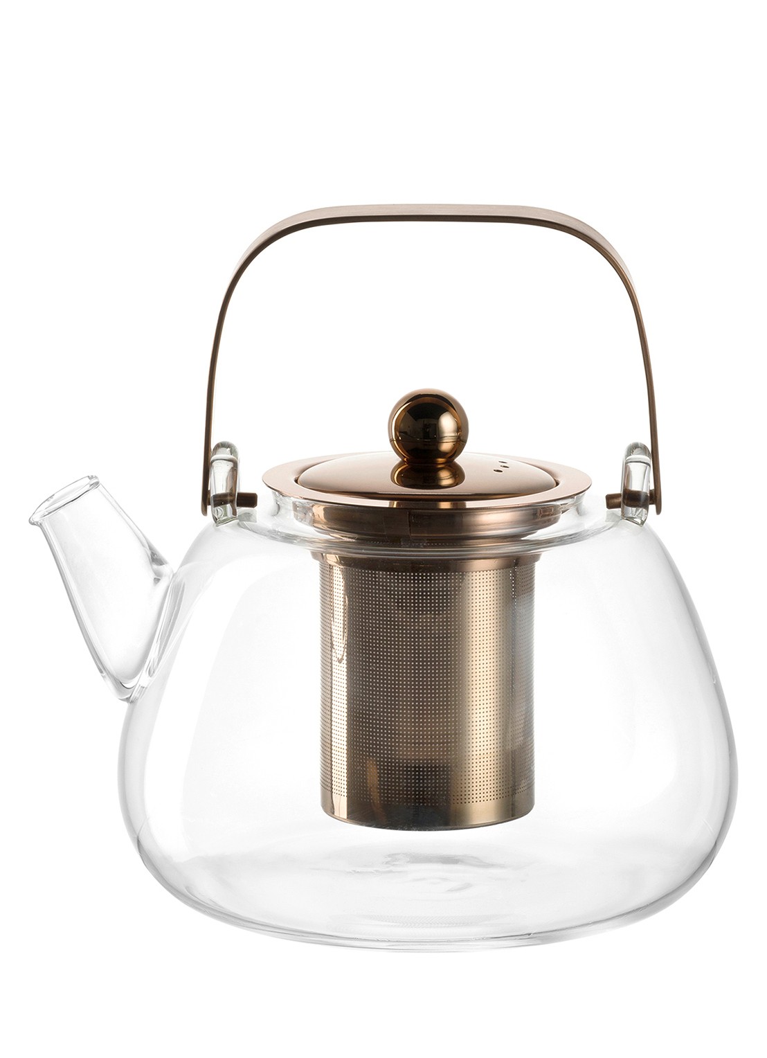 Leonardo Tè per Te theepot 1,2 liter - voorkant transparant